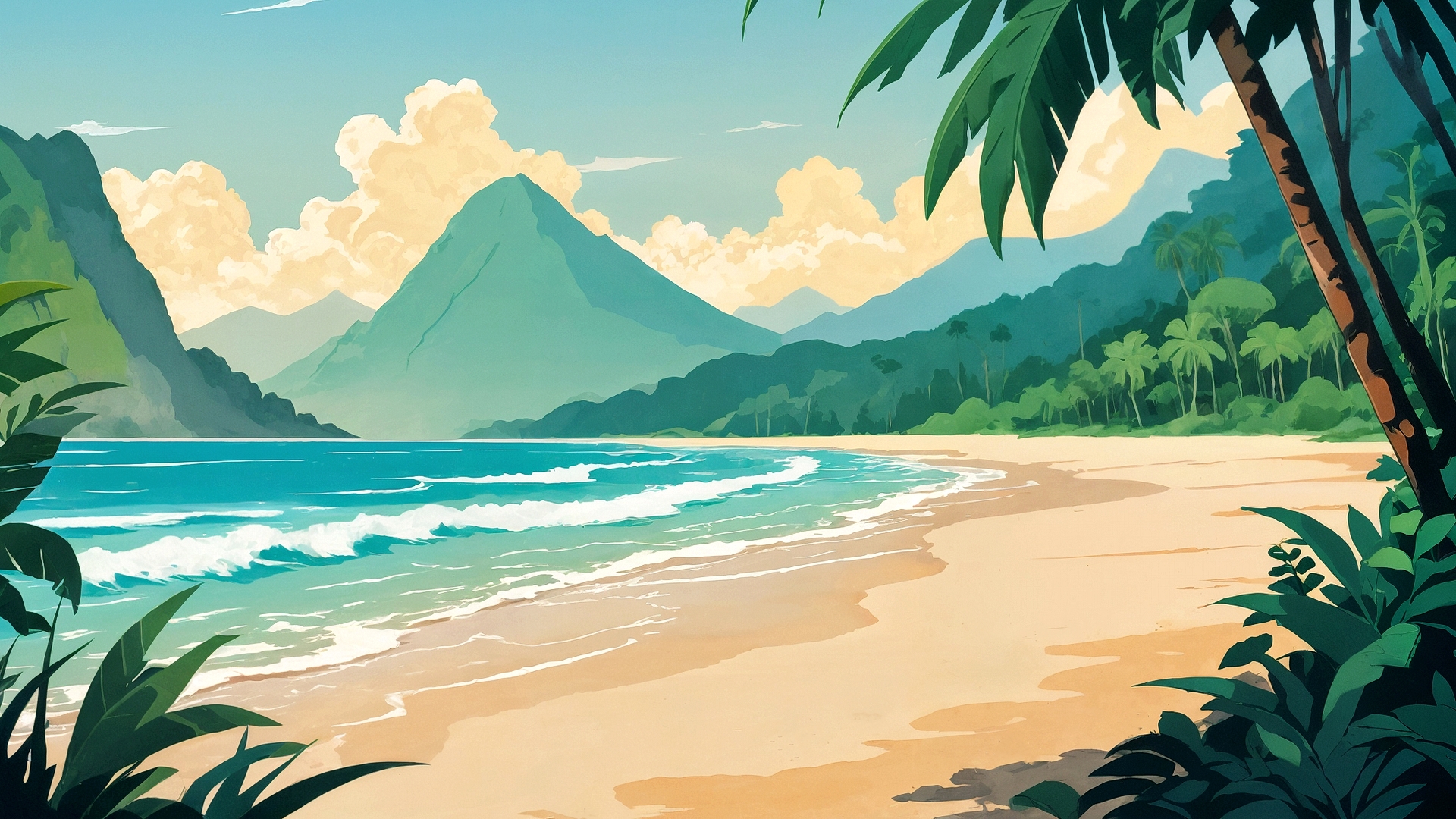 Бесплатное фото Минималистический пейзаж эпизод третий