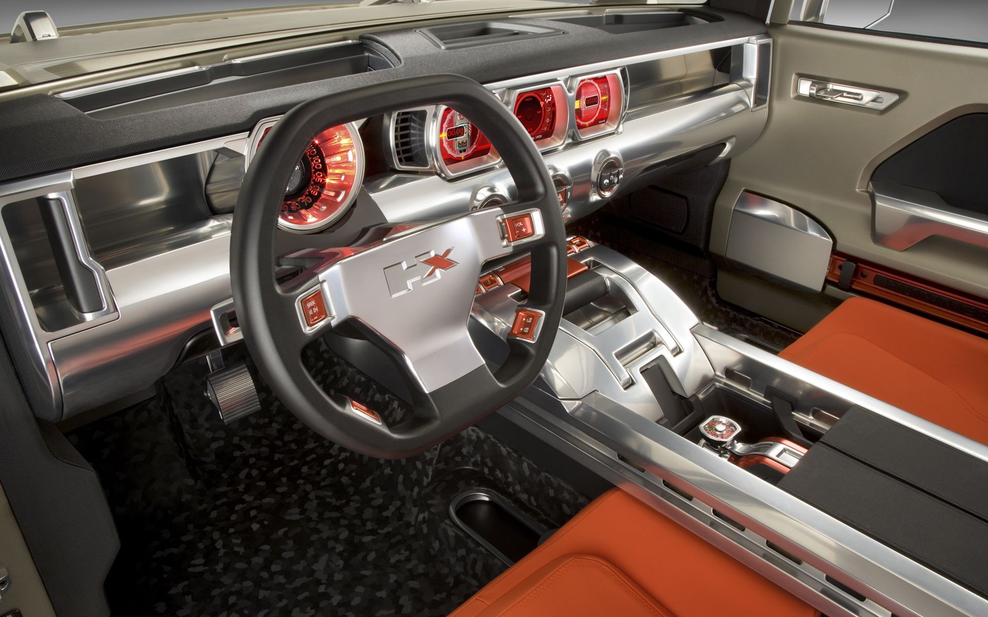 桌面上的壁纸汽车 内饰 性能车