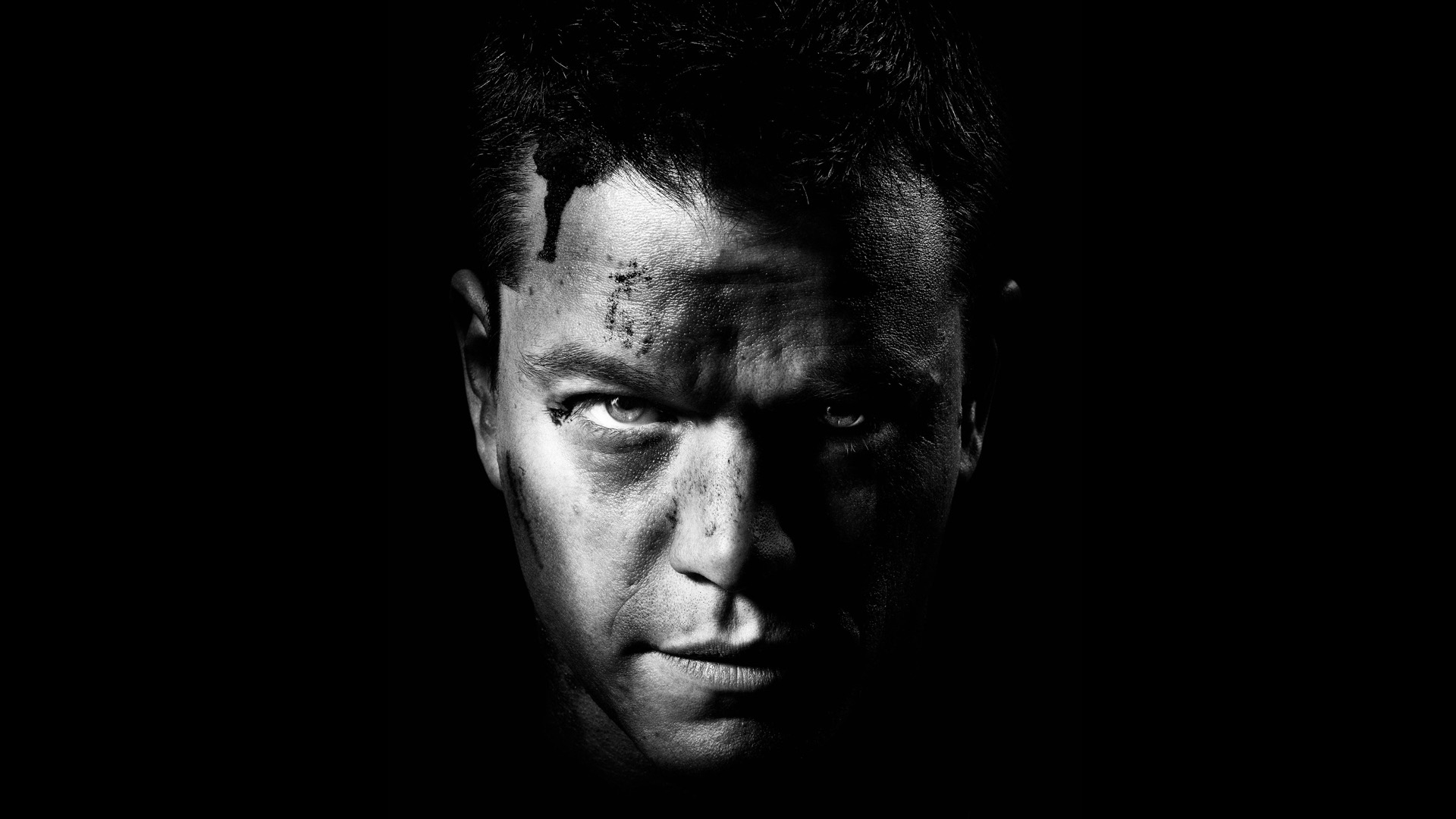 Wallpapers Matt Damon Jason Bourne face on the desktop