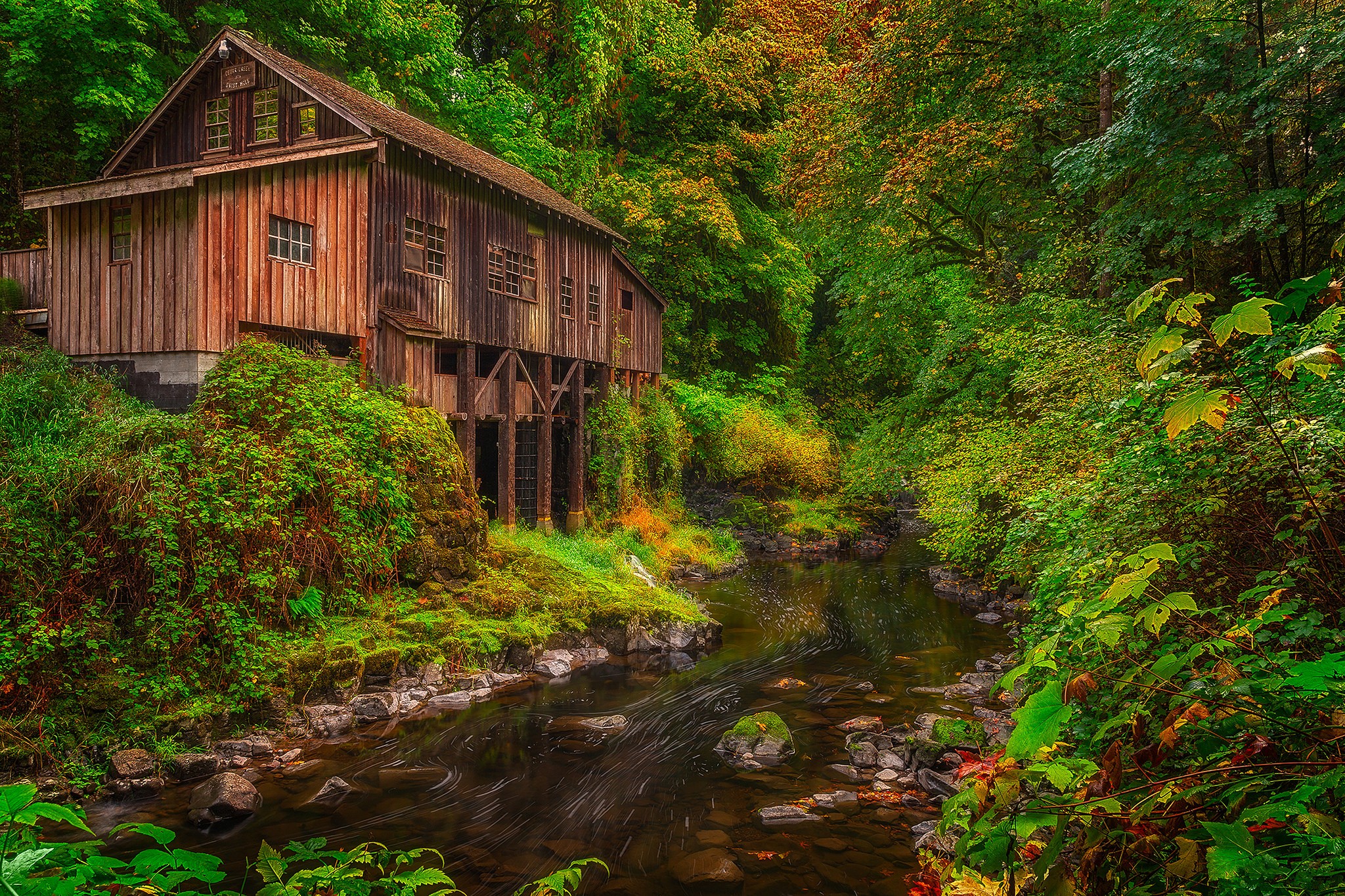 Wallpapers mill Woodland Cedar Creek Grist Mill on the desktop