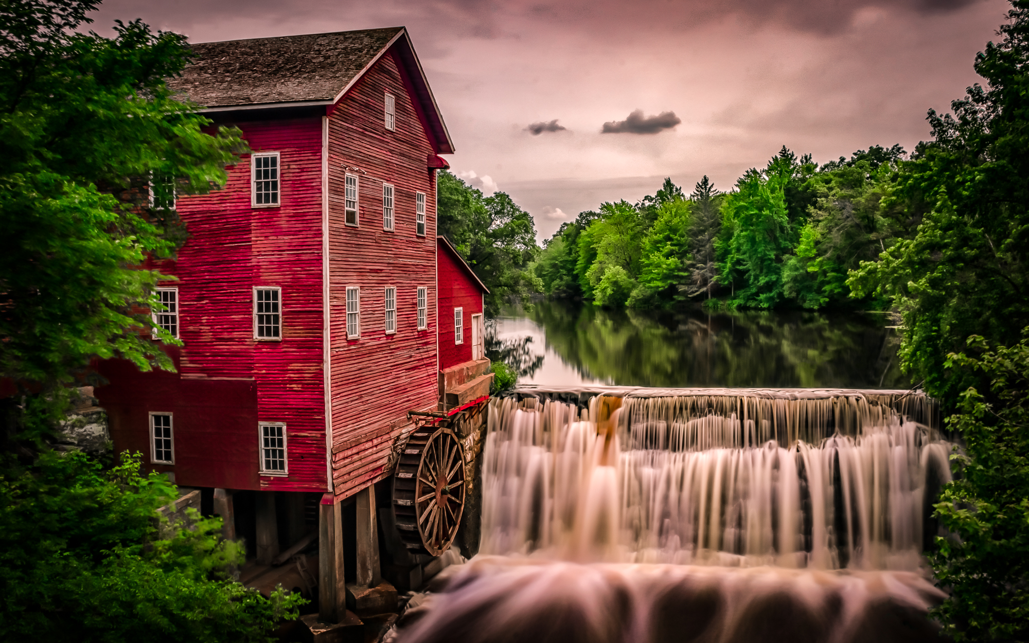 桌面上的壁纸Dells mill 奥古斯塔 威斯康星州