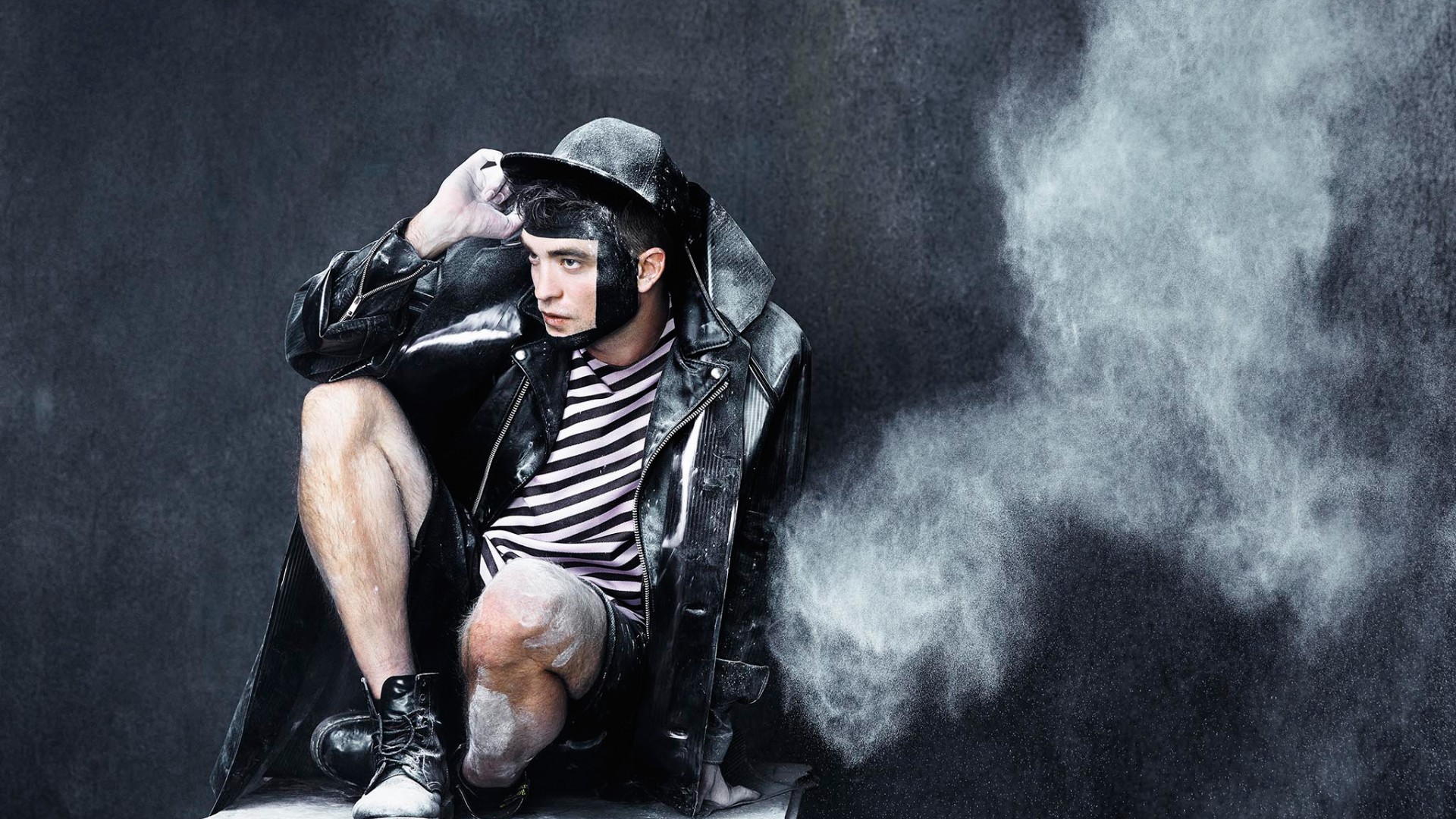 Обои черный ребята леди на рабочий стол