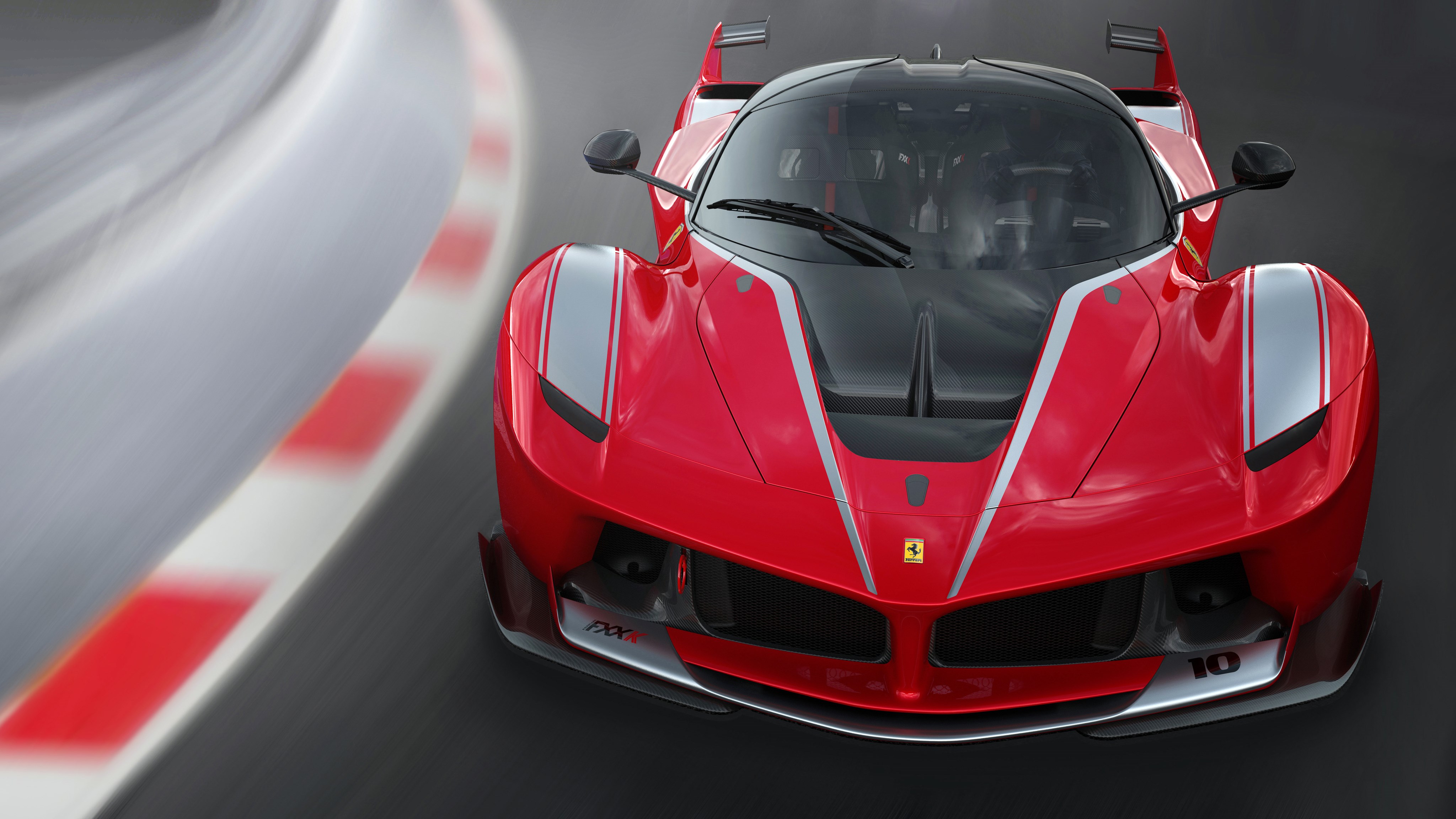 Бесплатное фото Картинка с ferrari fxx k в движении