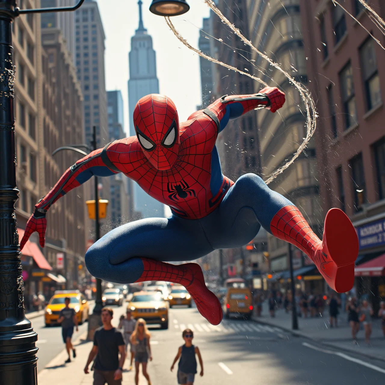 Человек паук в Нью-Йорке