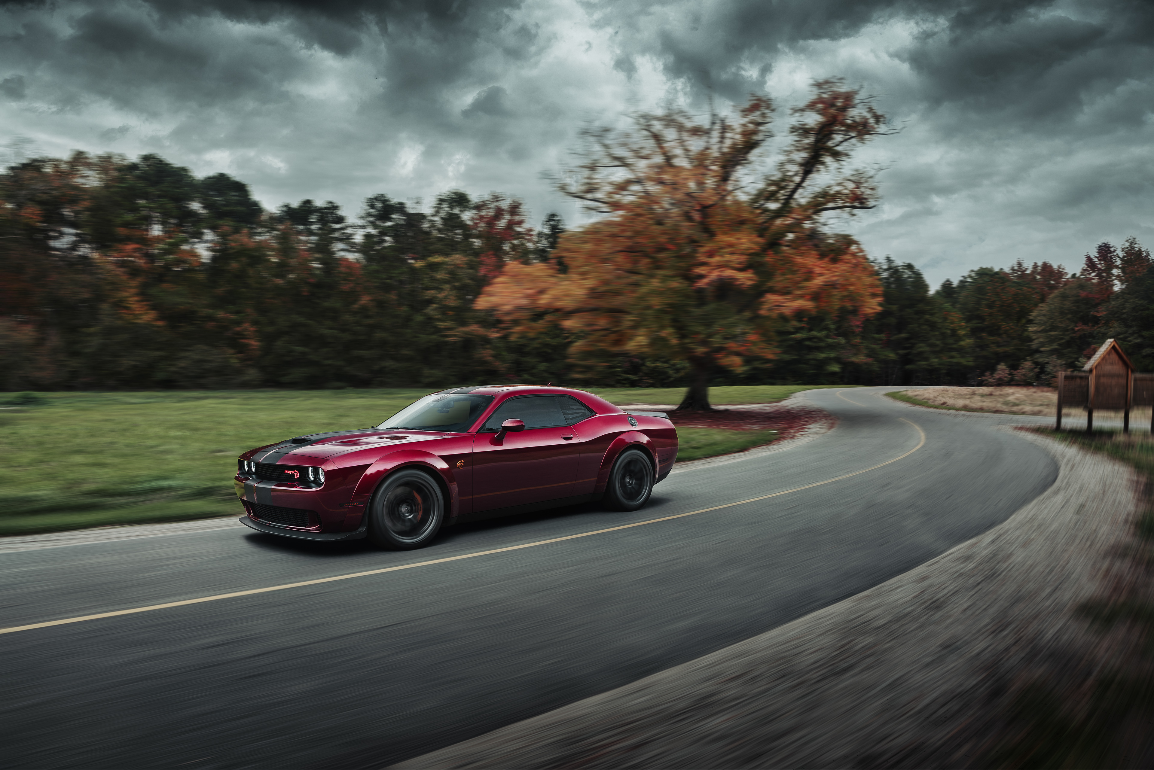 Wallpapers Behance Dodge Challenger Dodge Challenger Srt Hellcat Widebody on the desktop