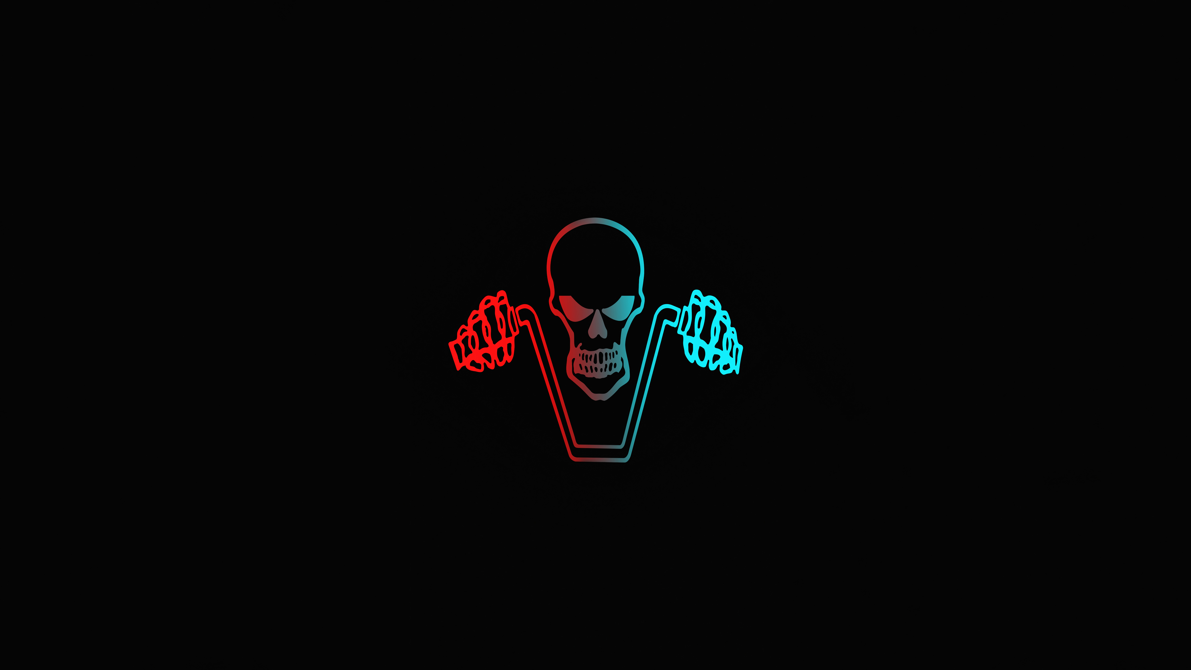 Wallpapers ghost rider superheroes minimalism on the desktop