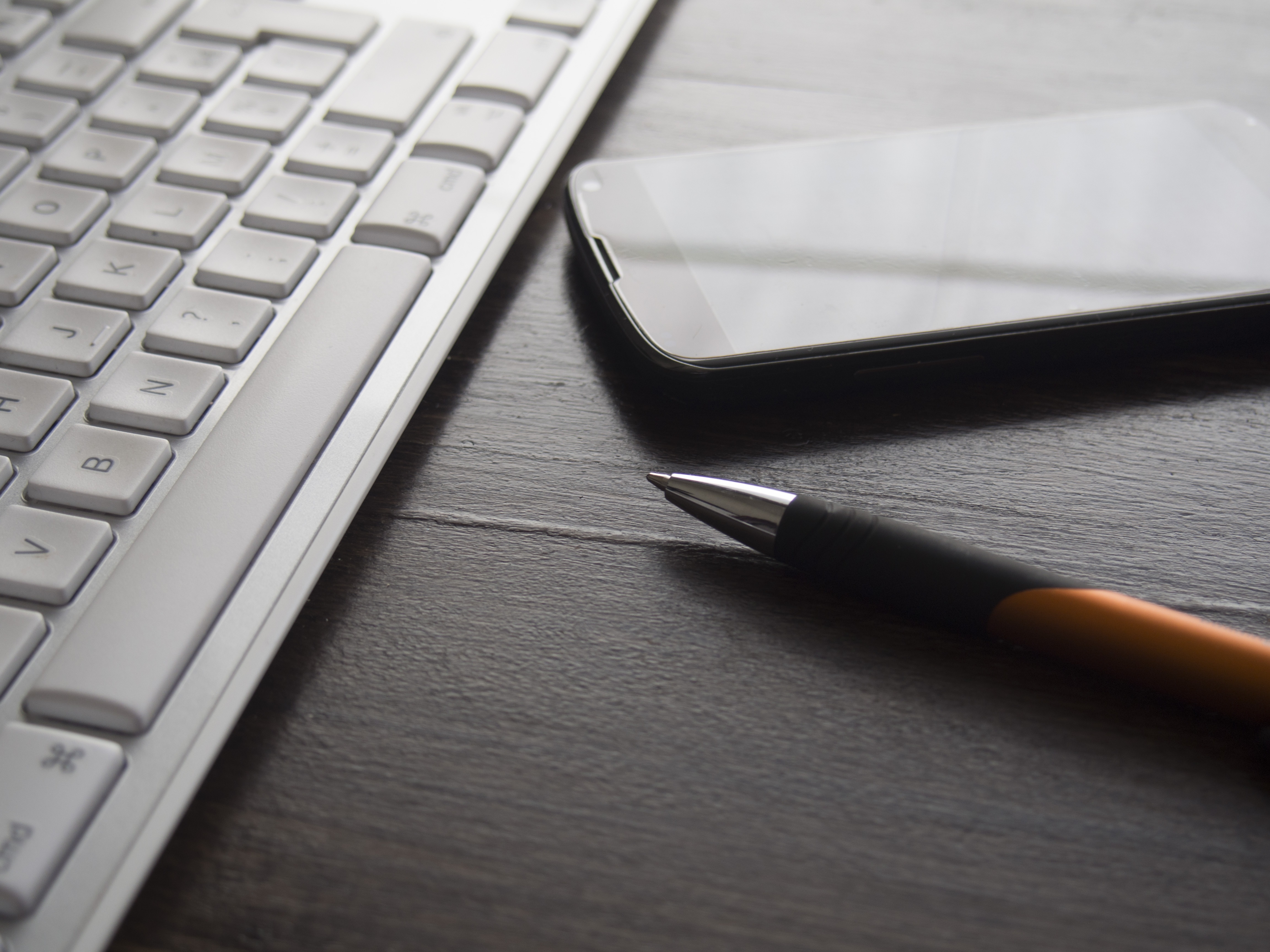 Wallpapers computer smartphone writing on the desktop