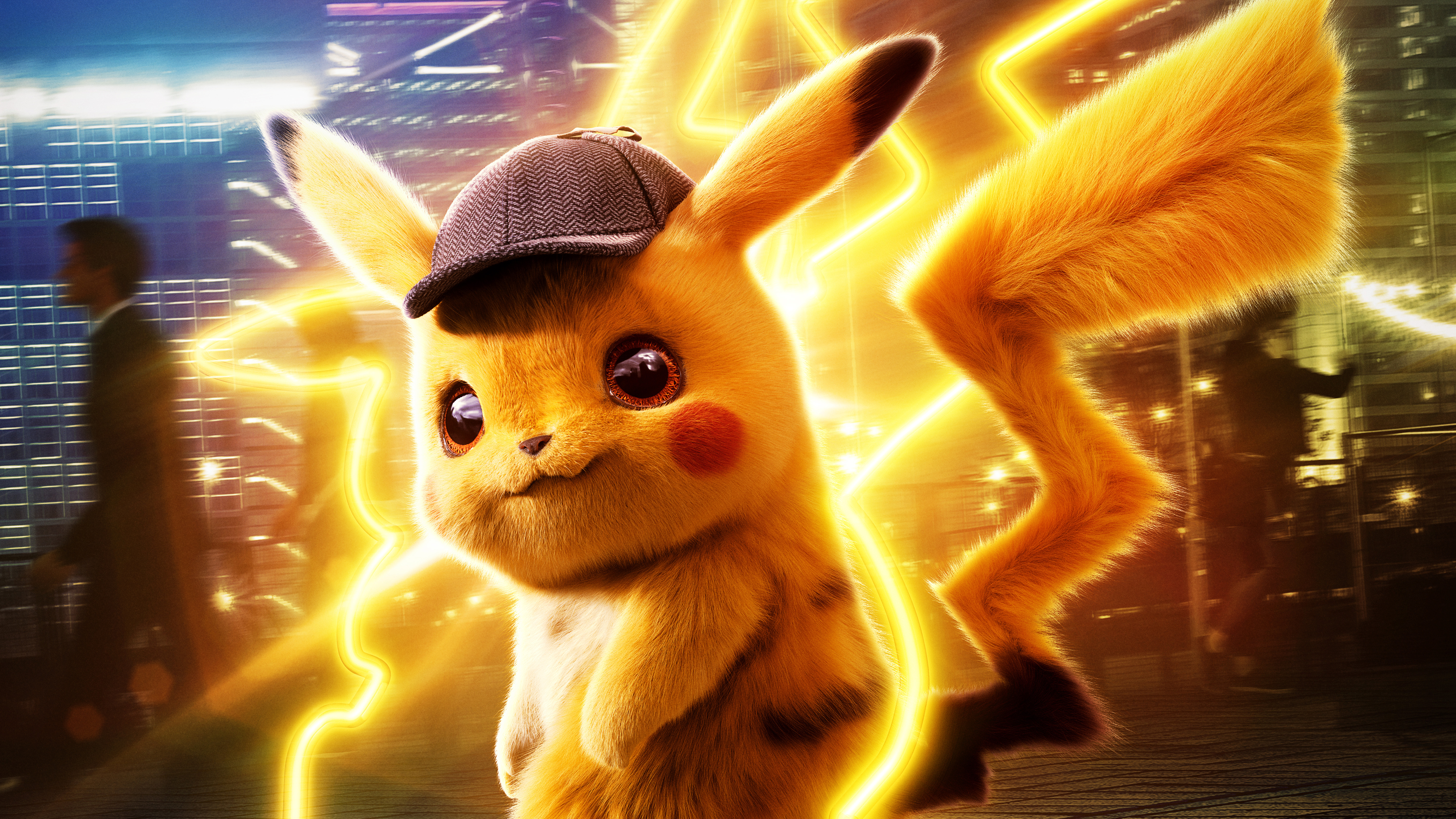 Wallpapers pikachu detective pikachu movie movies on the desktop