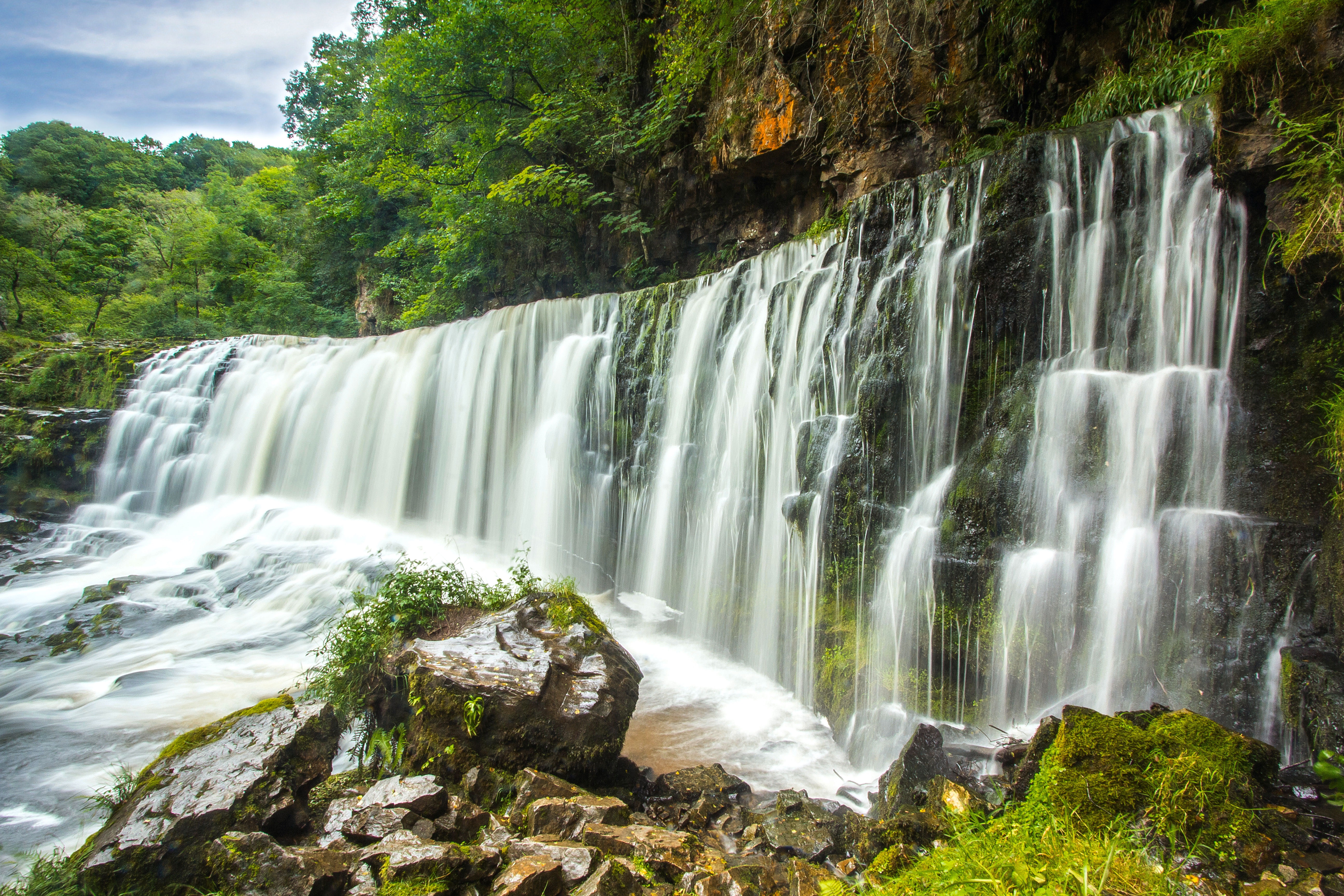 Wallpapers water waterfall river on the desktop