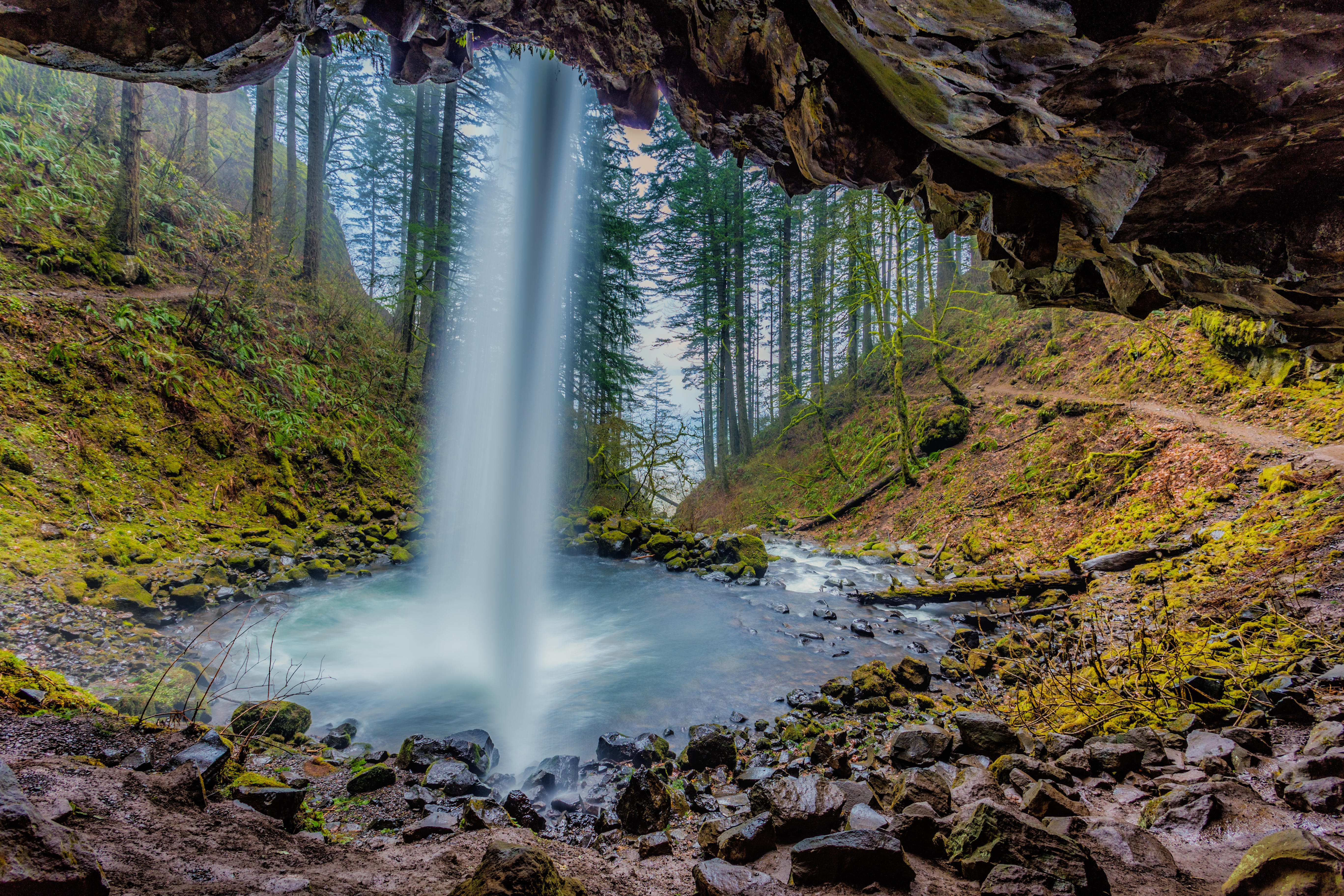 Обои Columbia River Gorge Oregon USA на рабочий стол