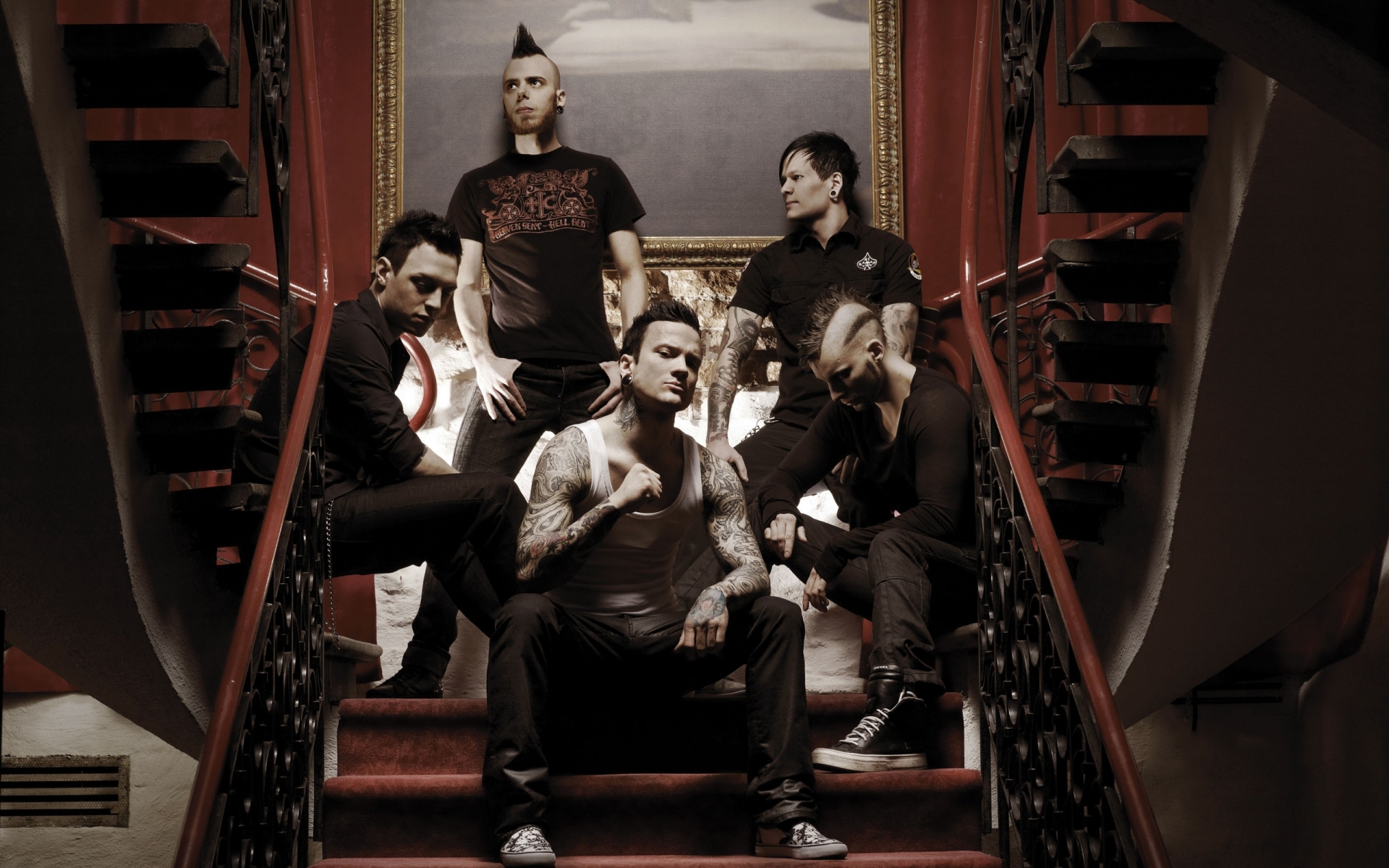 Обои тату дом темнота на рабочий стол