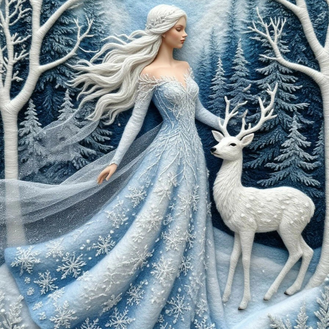 Бесплатное фото Тайны зимнего леса