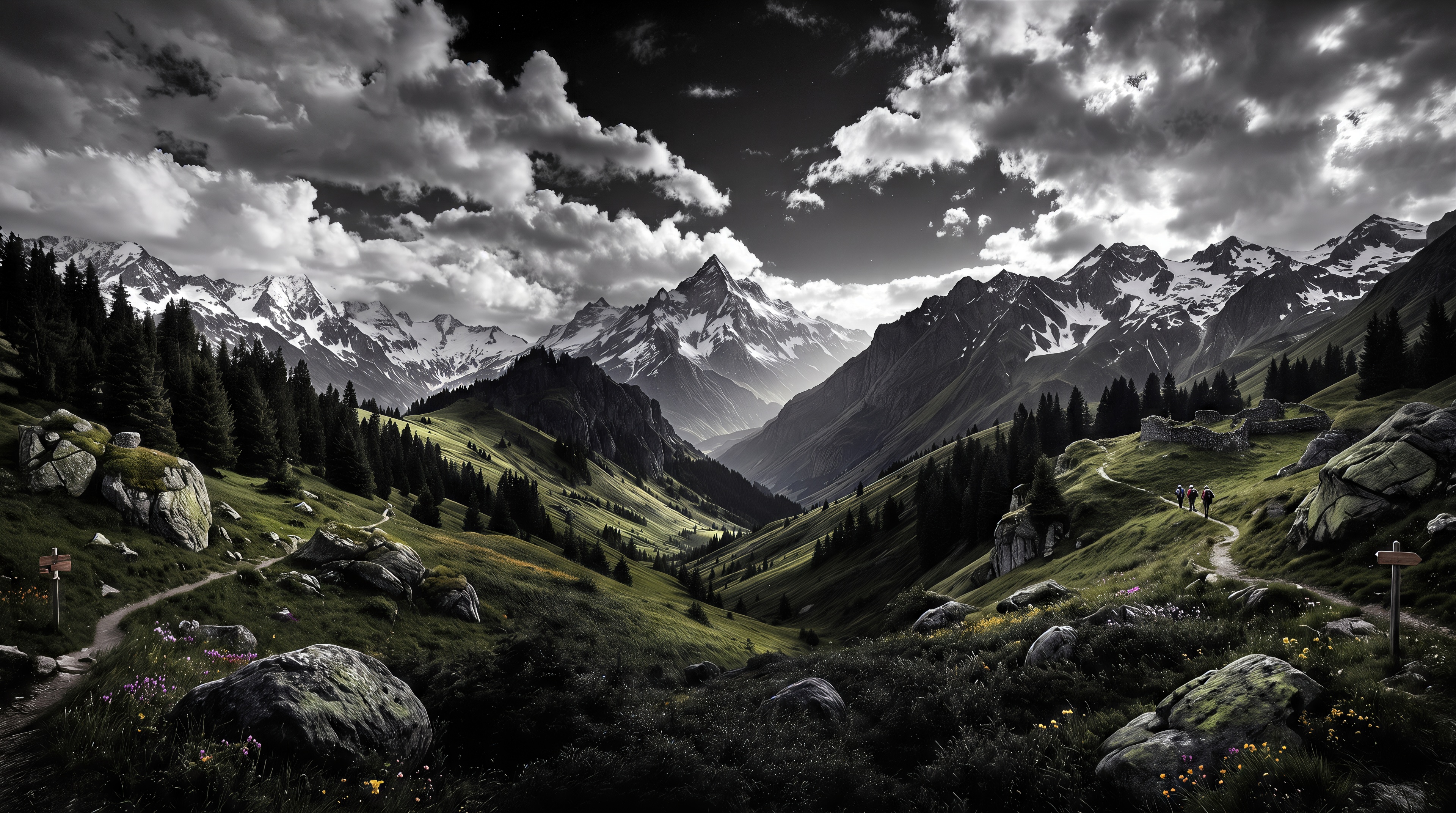Wallpapers mountains rocks tops on the desktop