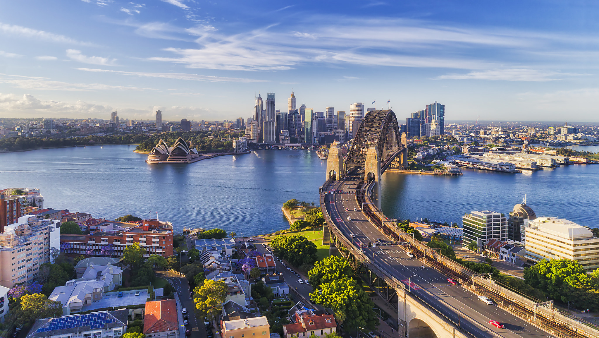 Free photo Sydney harbour bridge