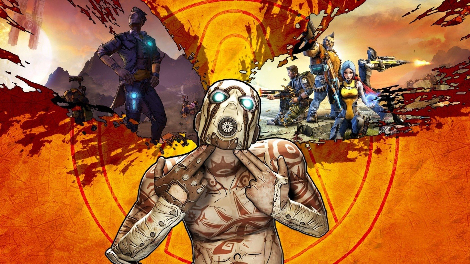 Wallpapers Borderlands machine gun Wallpaper on the desktop