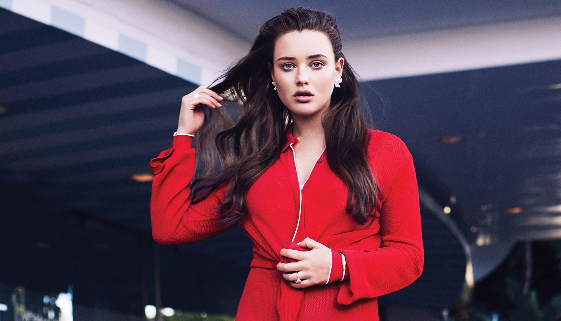 Wallpapers Katherine Langford celebrity actress on the desktop