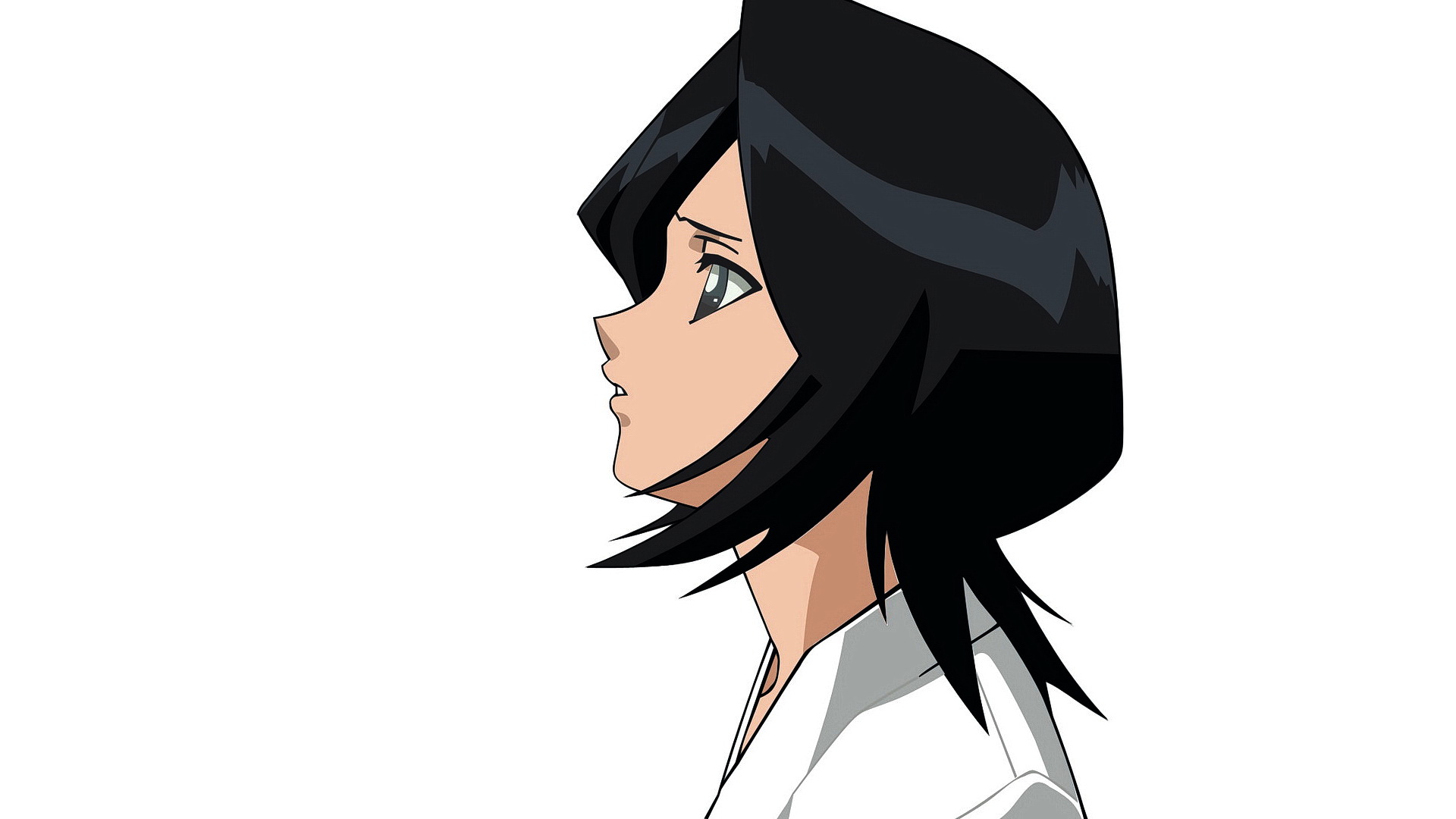 Free photo Rukia Kuchiki on white background