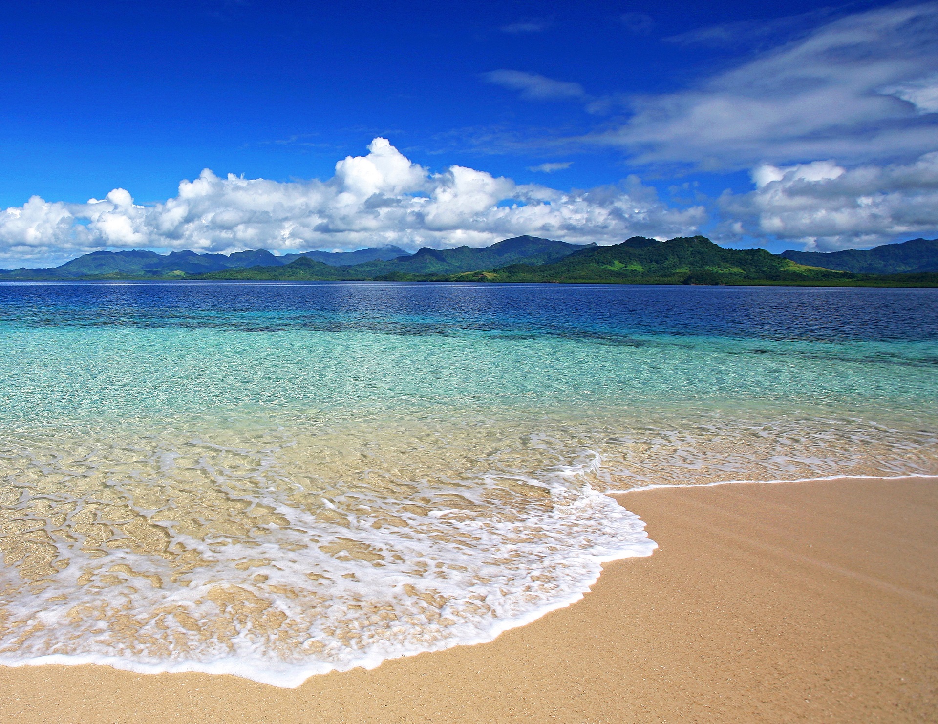 Бесплатное фото Шикарный пляж для отдыха