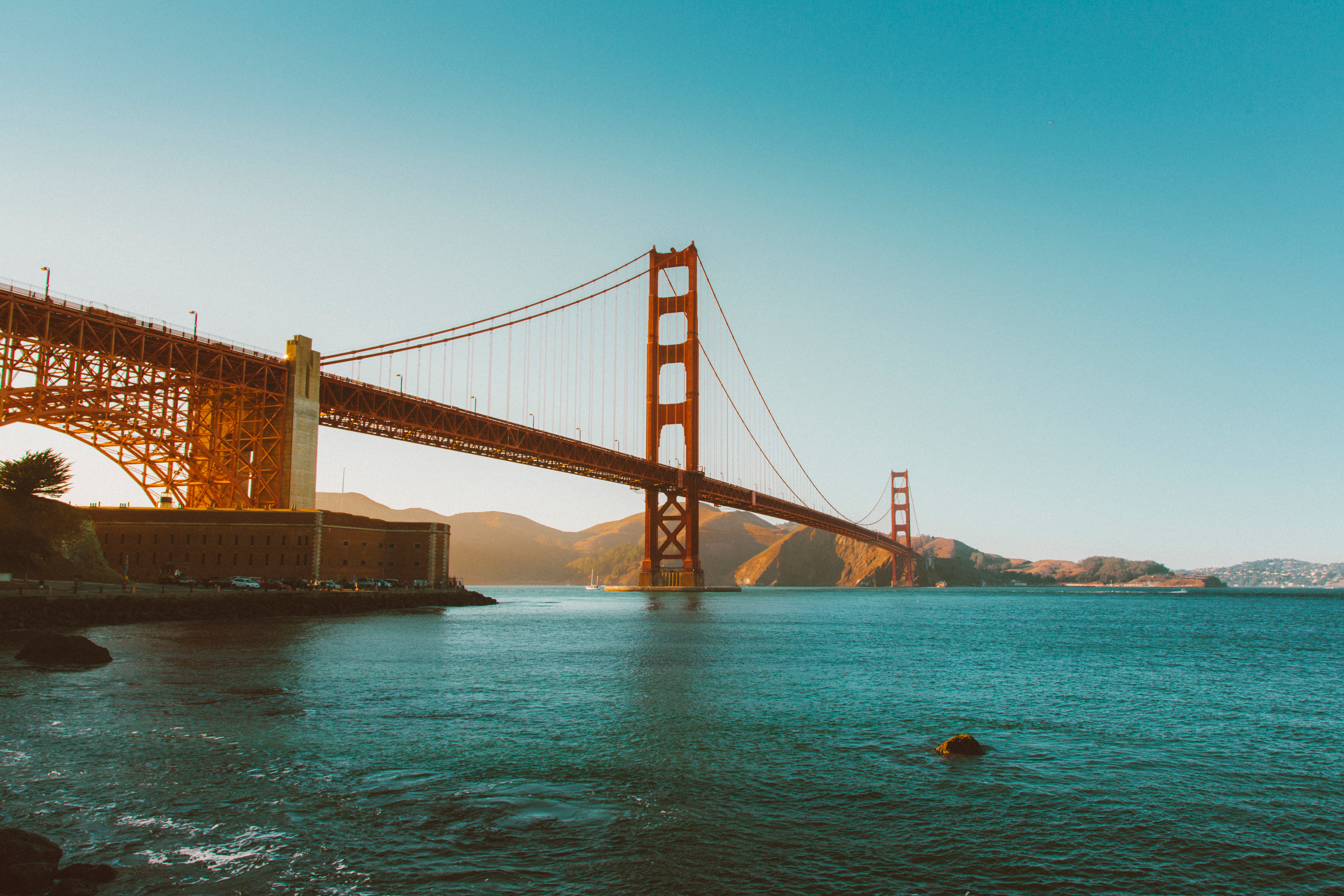 Free photo The Great Bridge in San Francisco