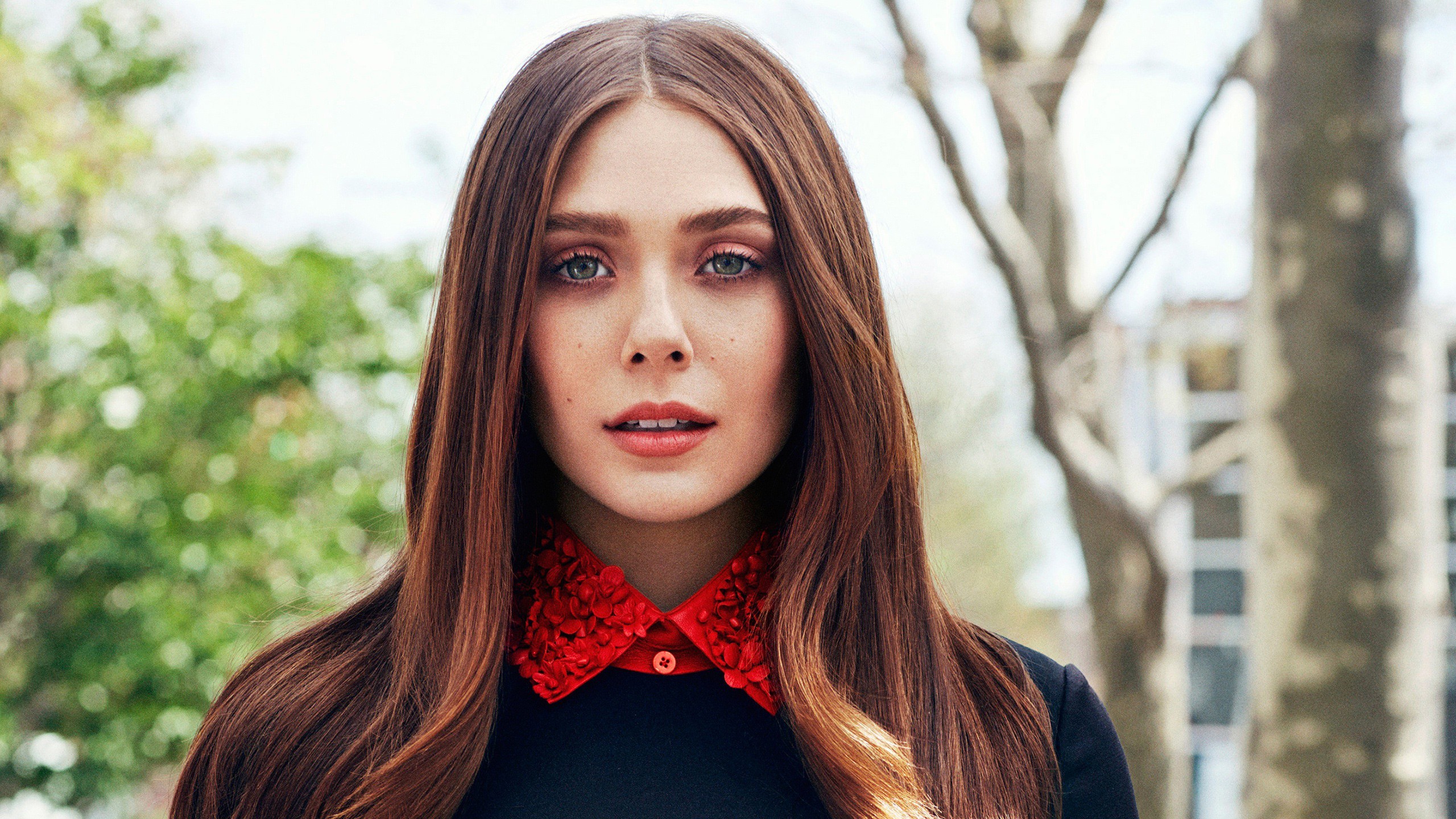 Free photo Actress Elizabeth Olsen