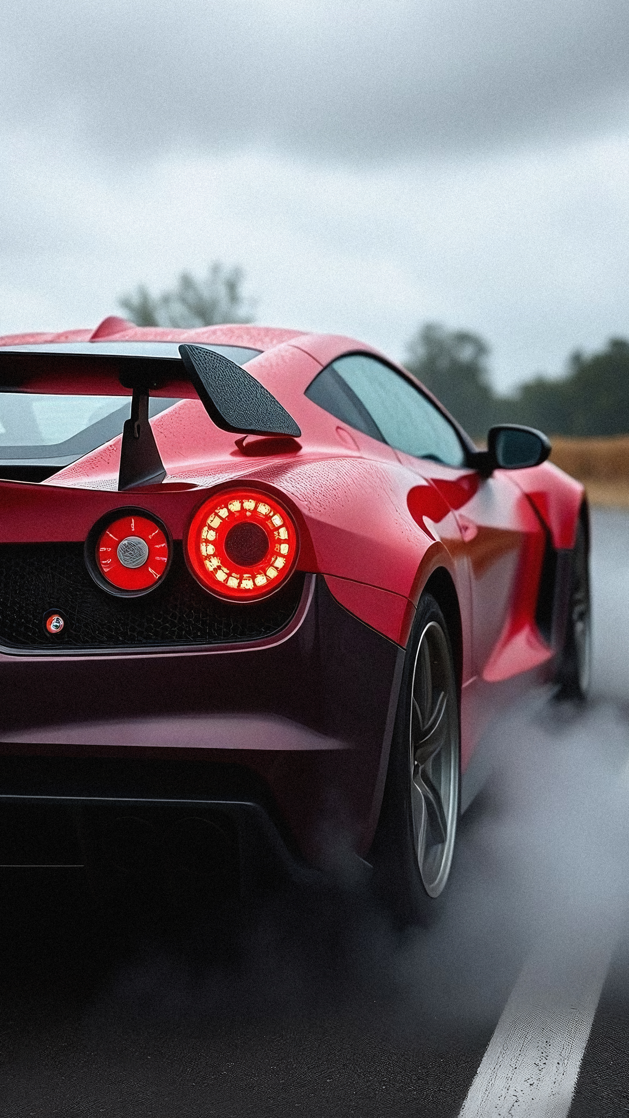 免费照片一辆红色跑车