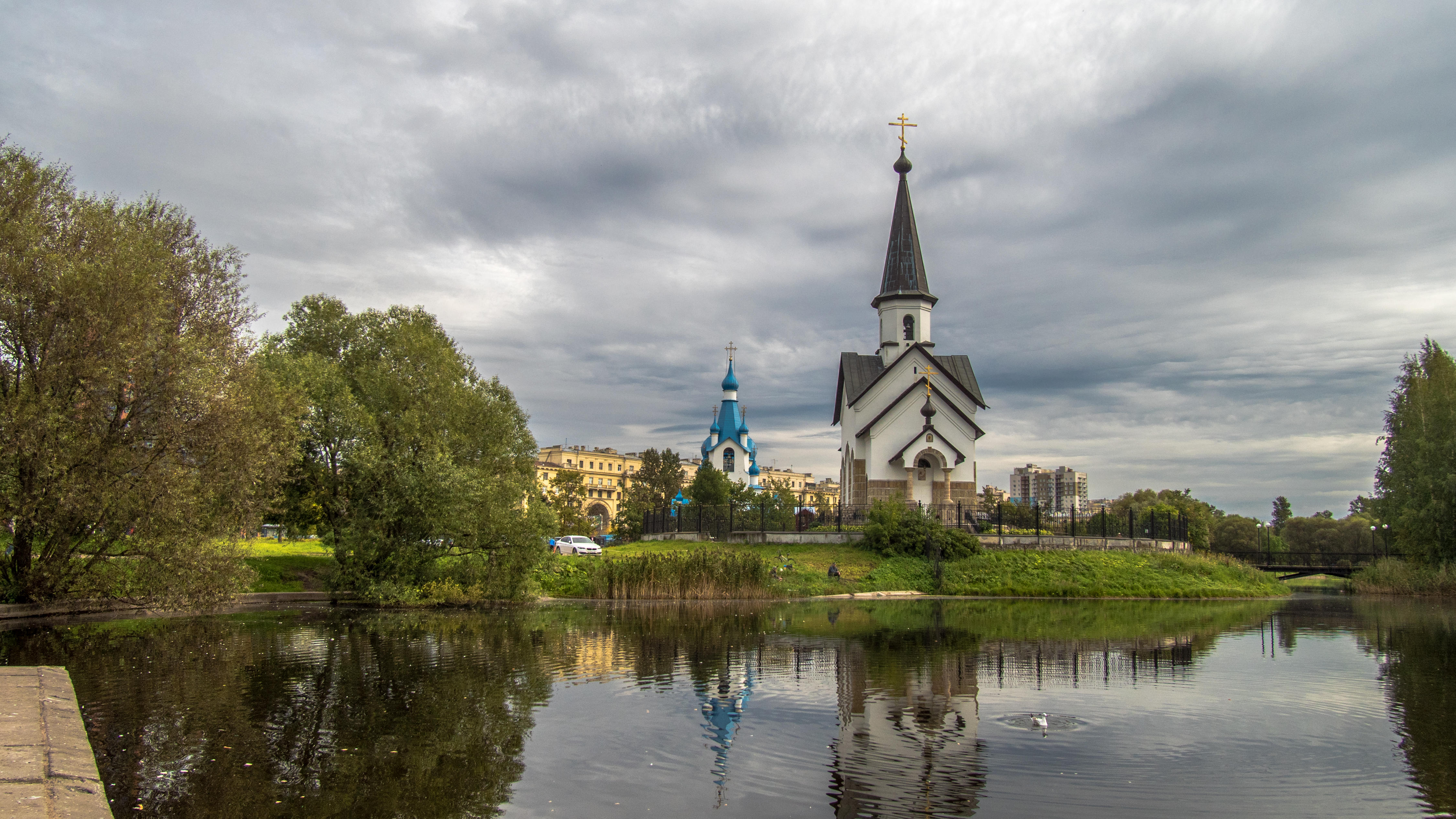 Обои Pulkovskiy park St Petersburg город на рабочий стол