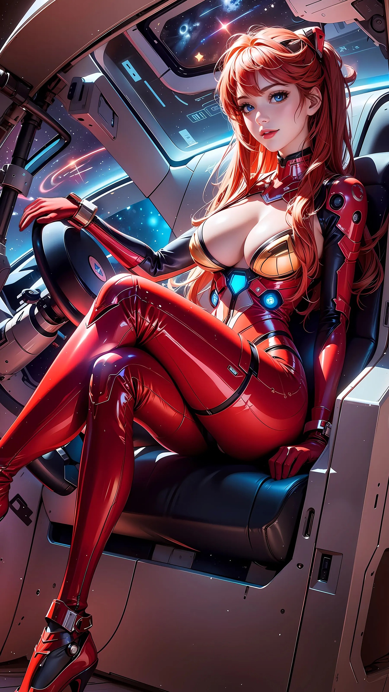 Рыжая девушка