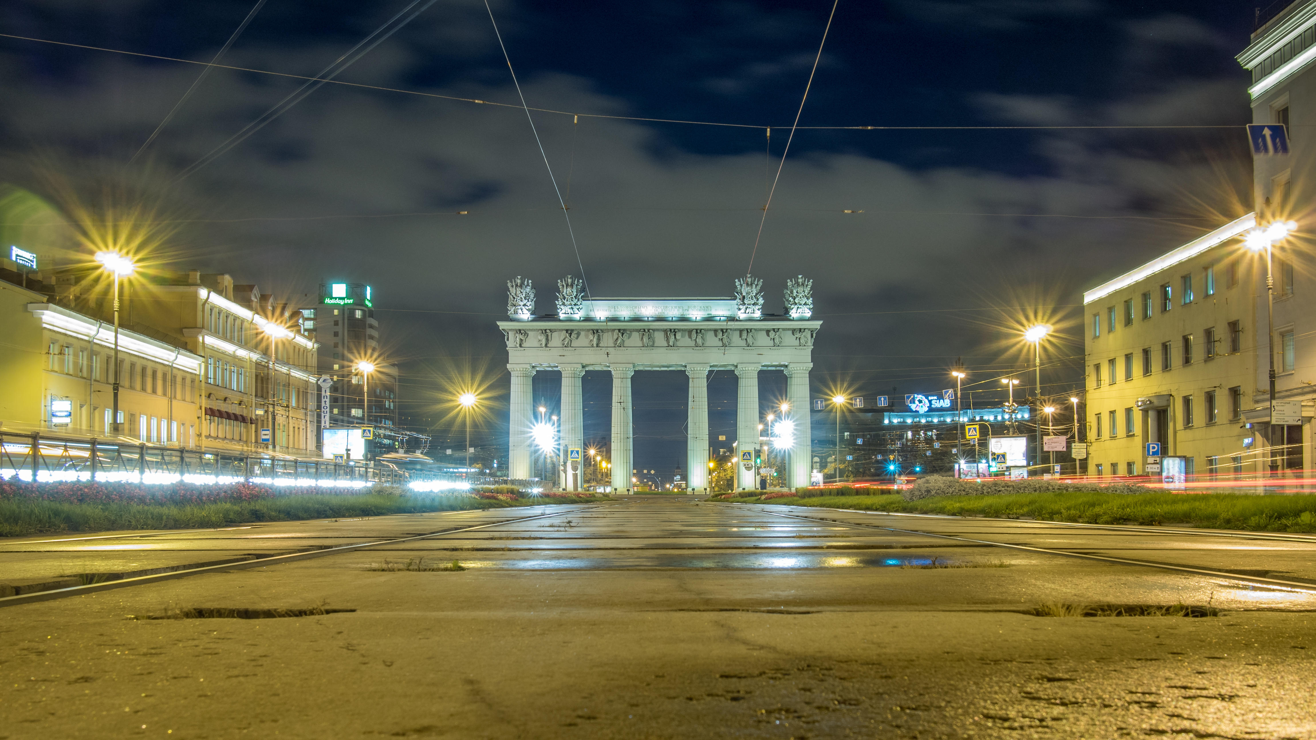 Wallpapers Moscow Triumphal gate Saint Petersburg city on the desktop