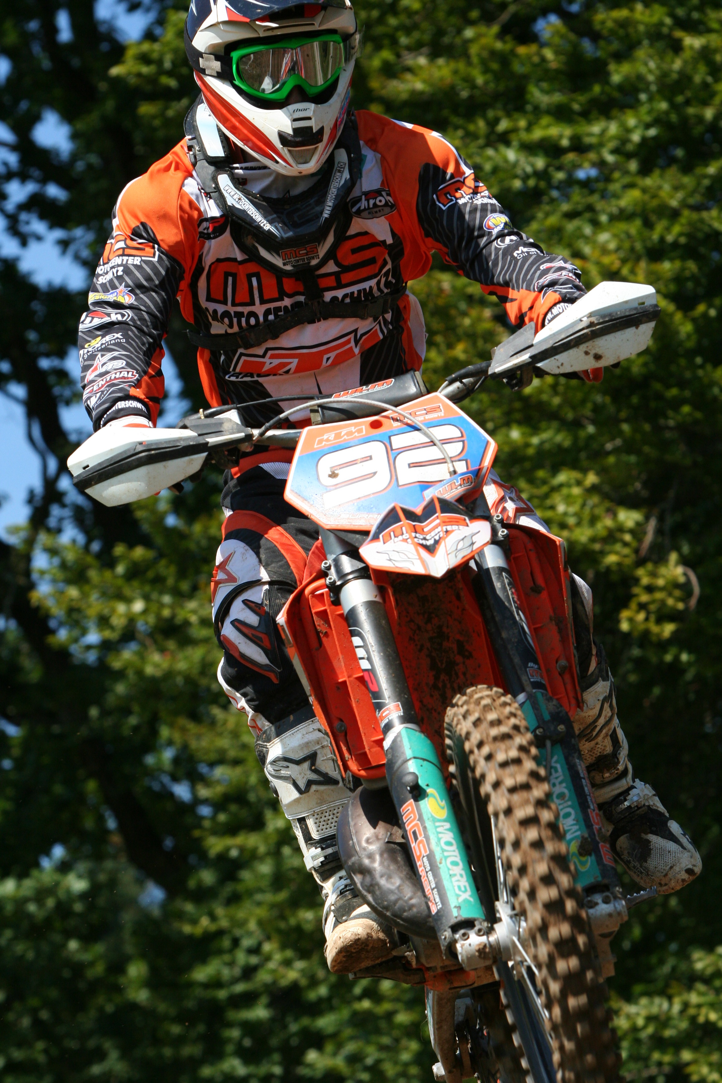 Free photo Motocross, sports competitions on motorcycles