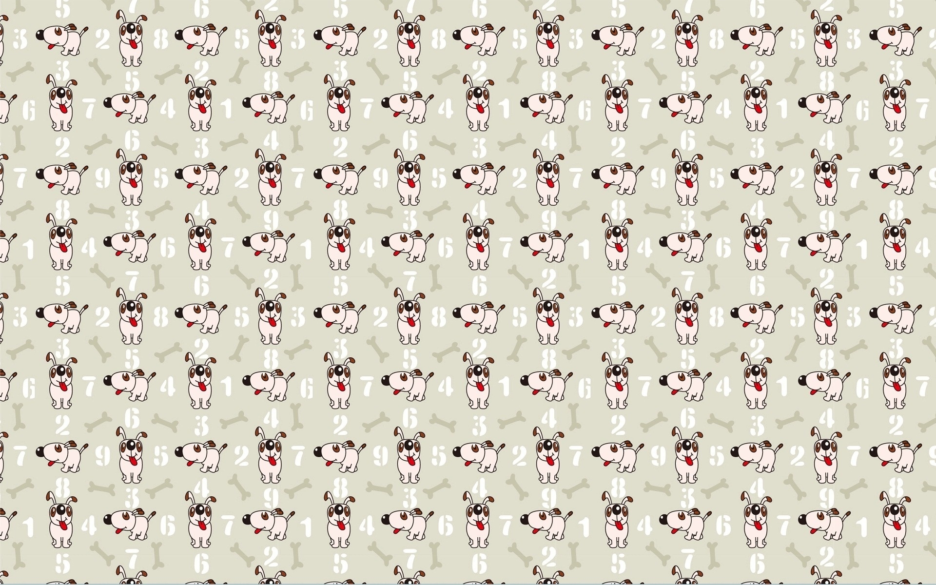 Wallpapers drawing text pattern on the desktop