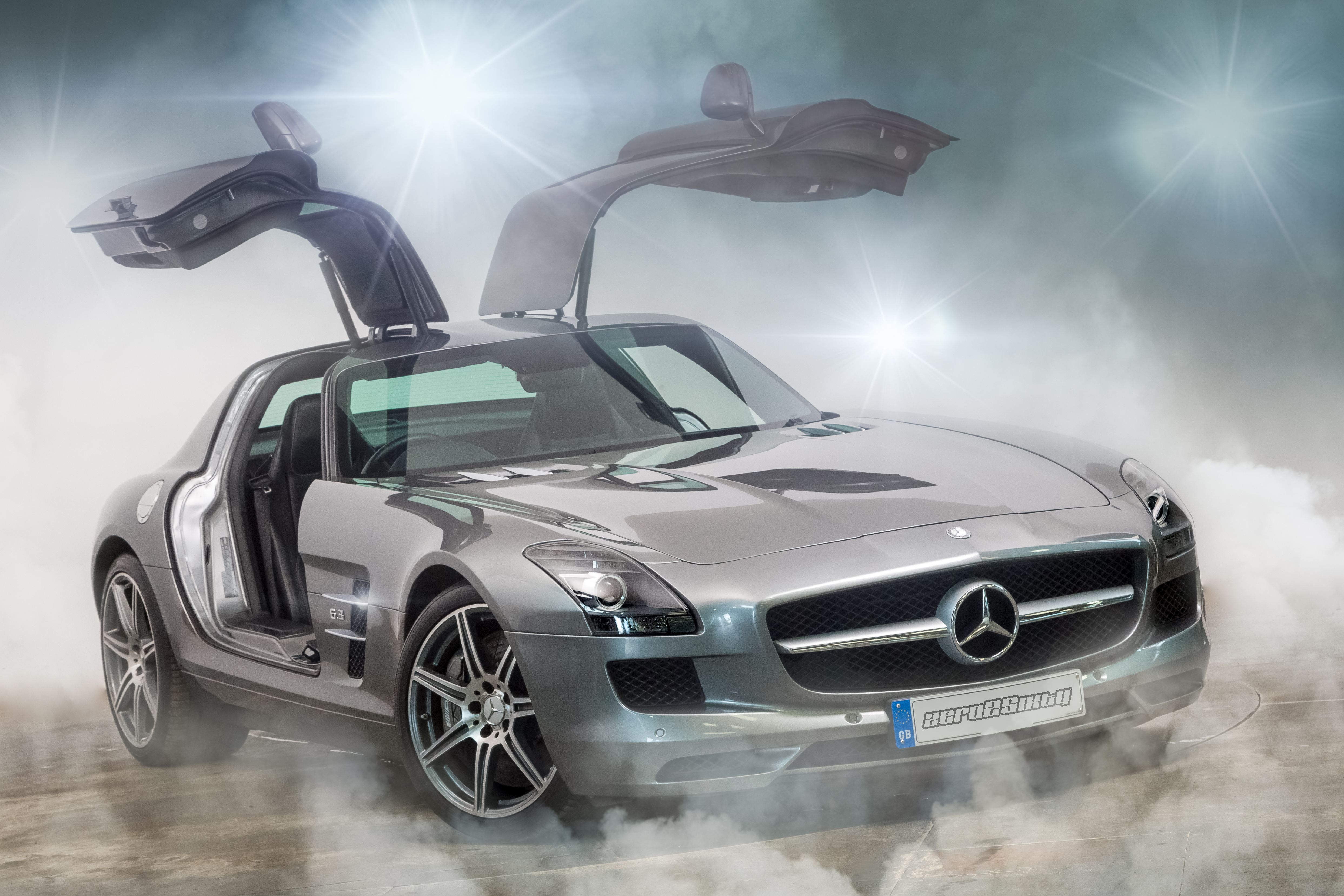 Wallpapers Mercedes Benz SLS AMG 6 3L car automobile on the desktop