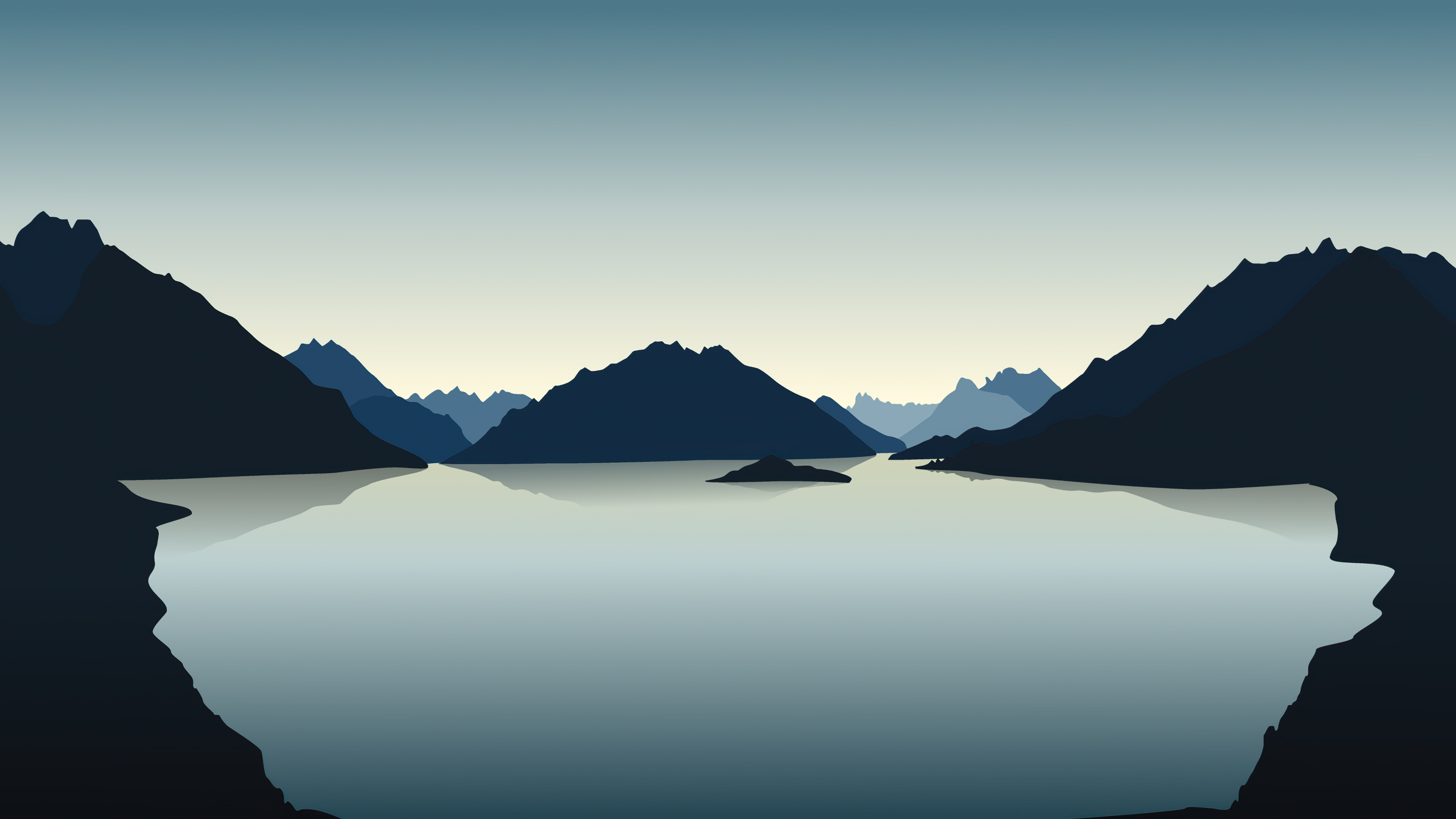Wallpapers reflection landscape mountains on the desktop