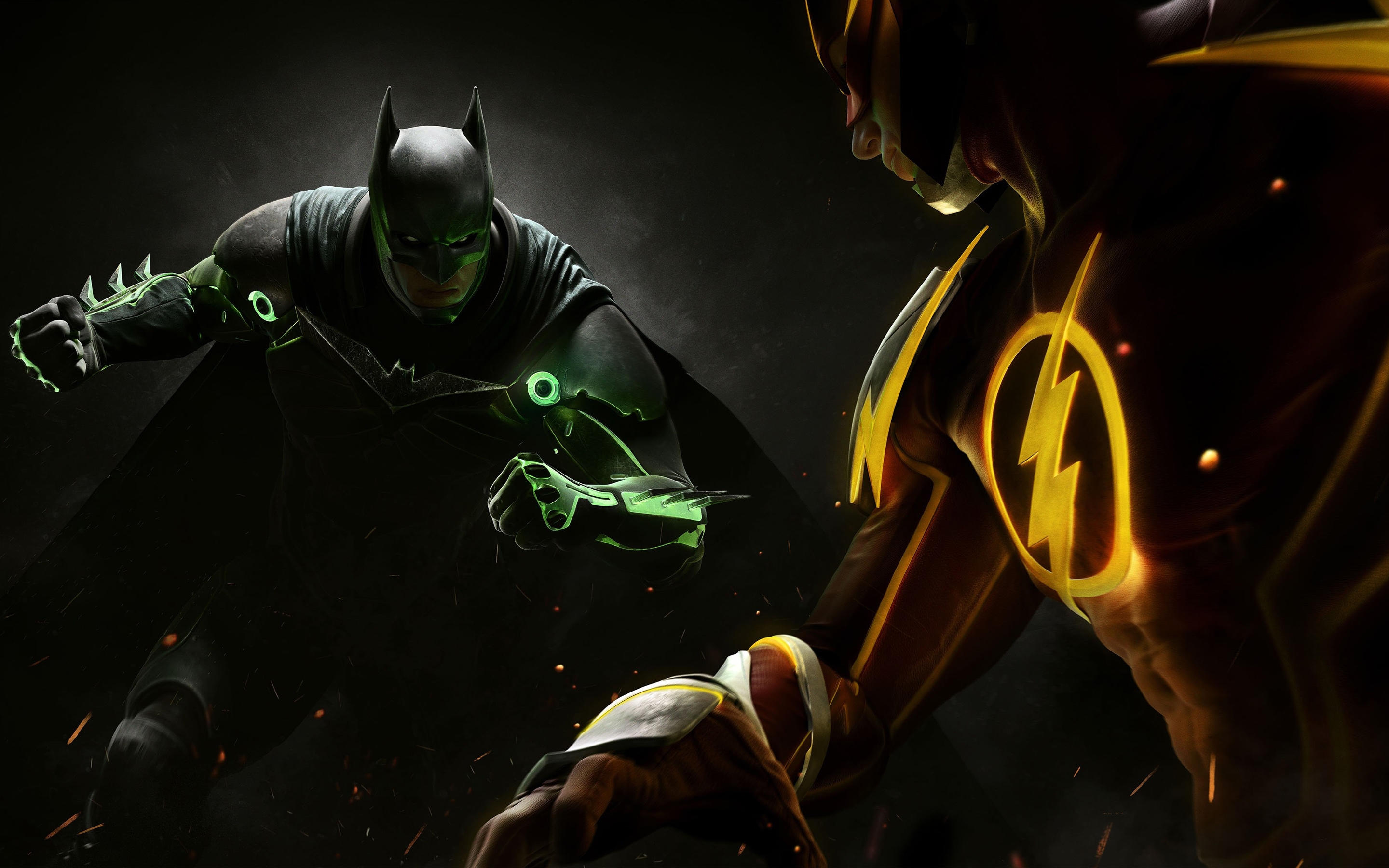 Обои Бэтмен вспышка Wallpaper Injustice 2 на рабочий стол