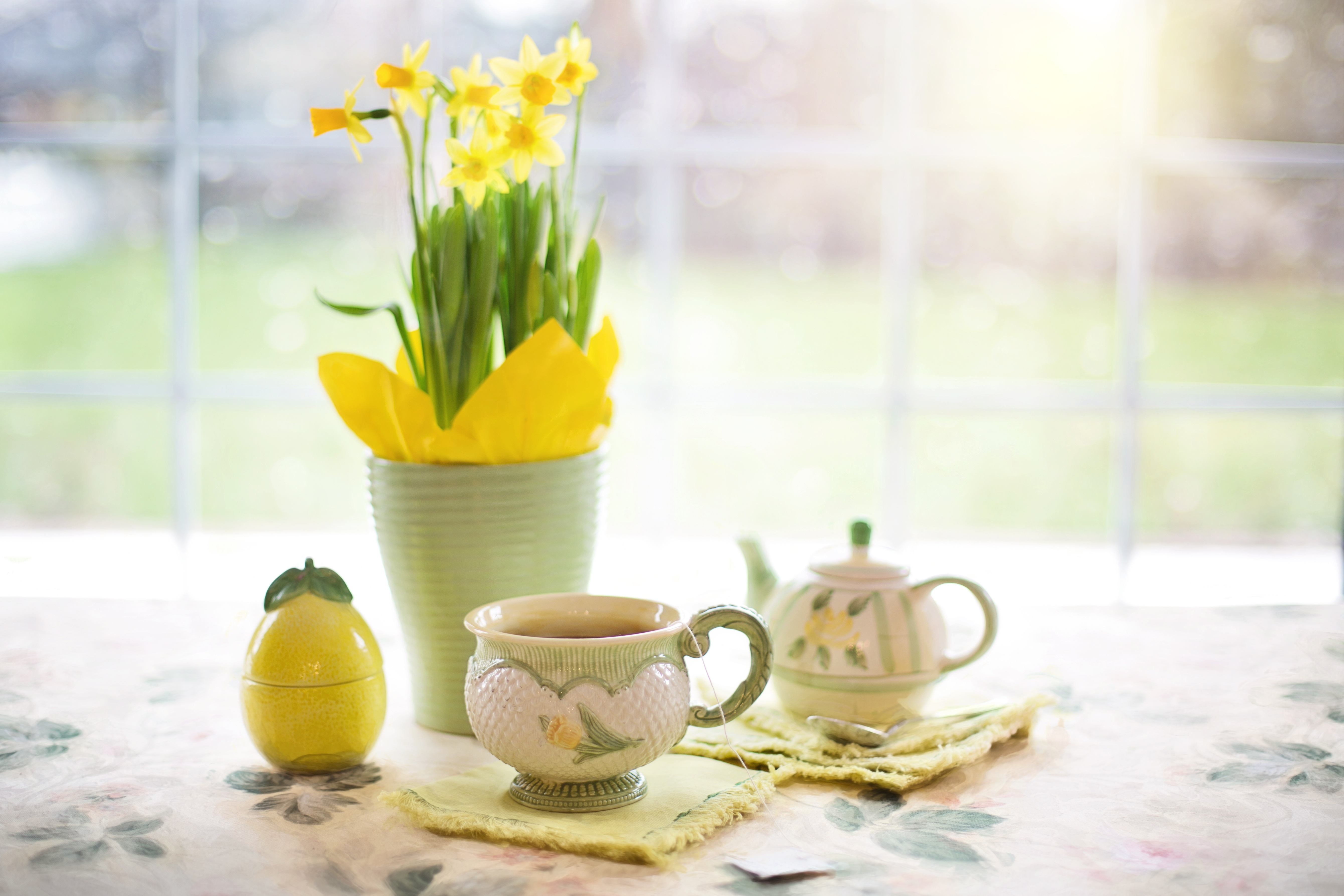 Spring Tea table