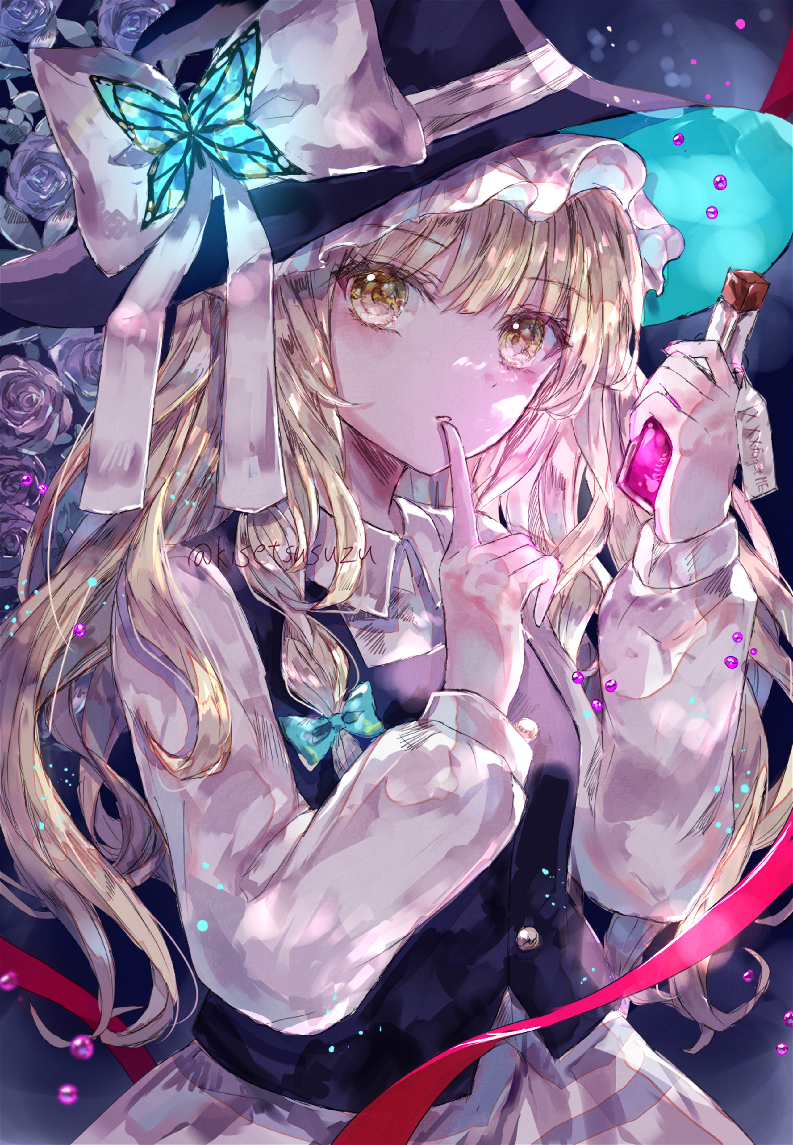 Обои обои кирисам мариса touhou блондинка на рабочий стол