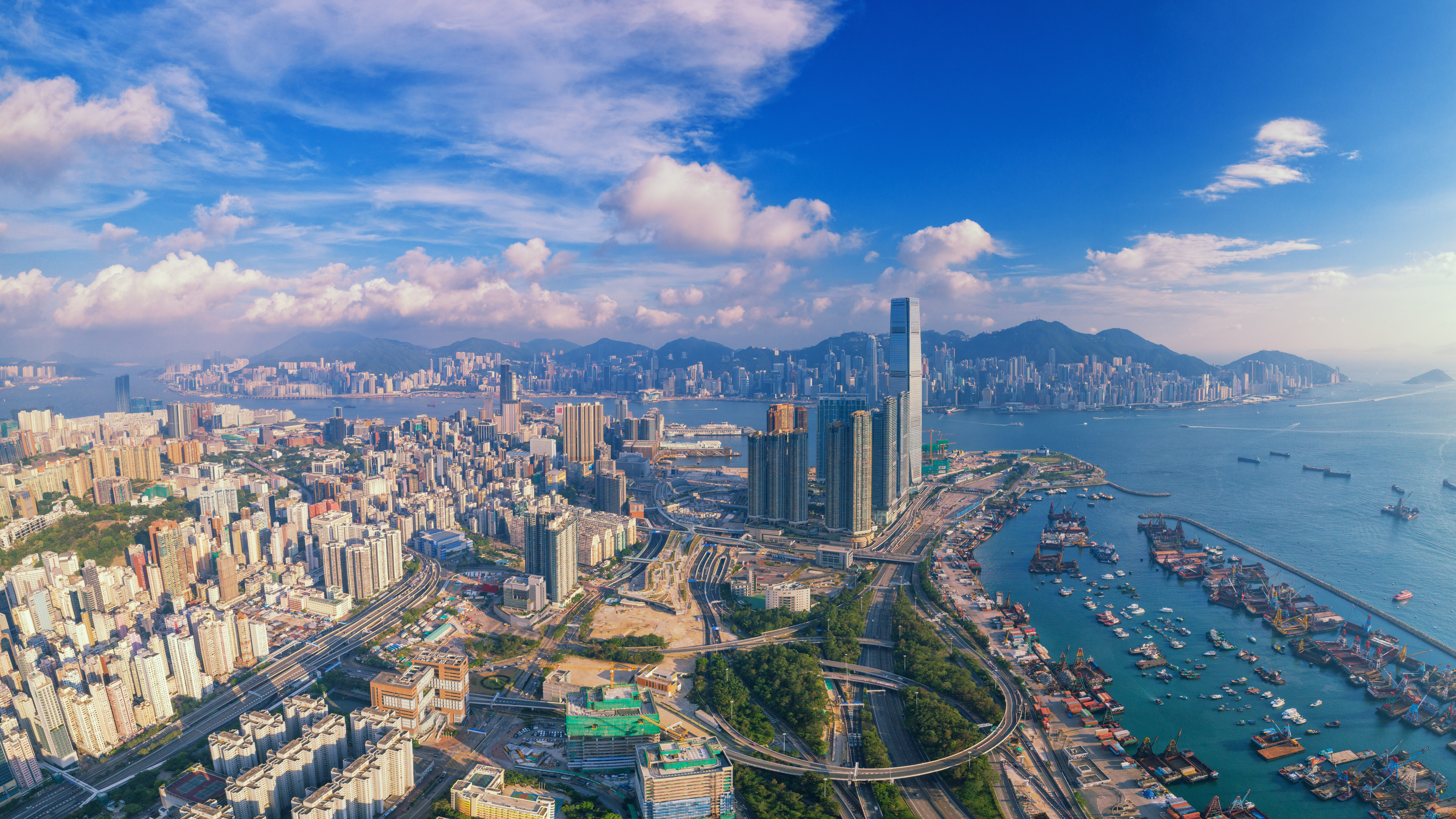 Wallpapers China Kowloon Peninsula Hong Kong city on the desktop