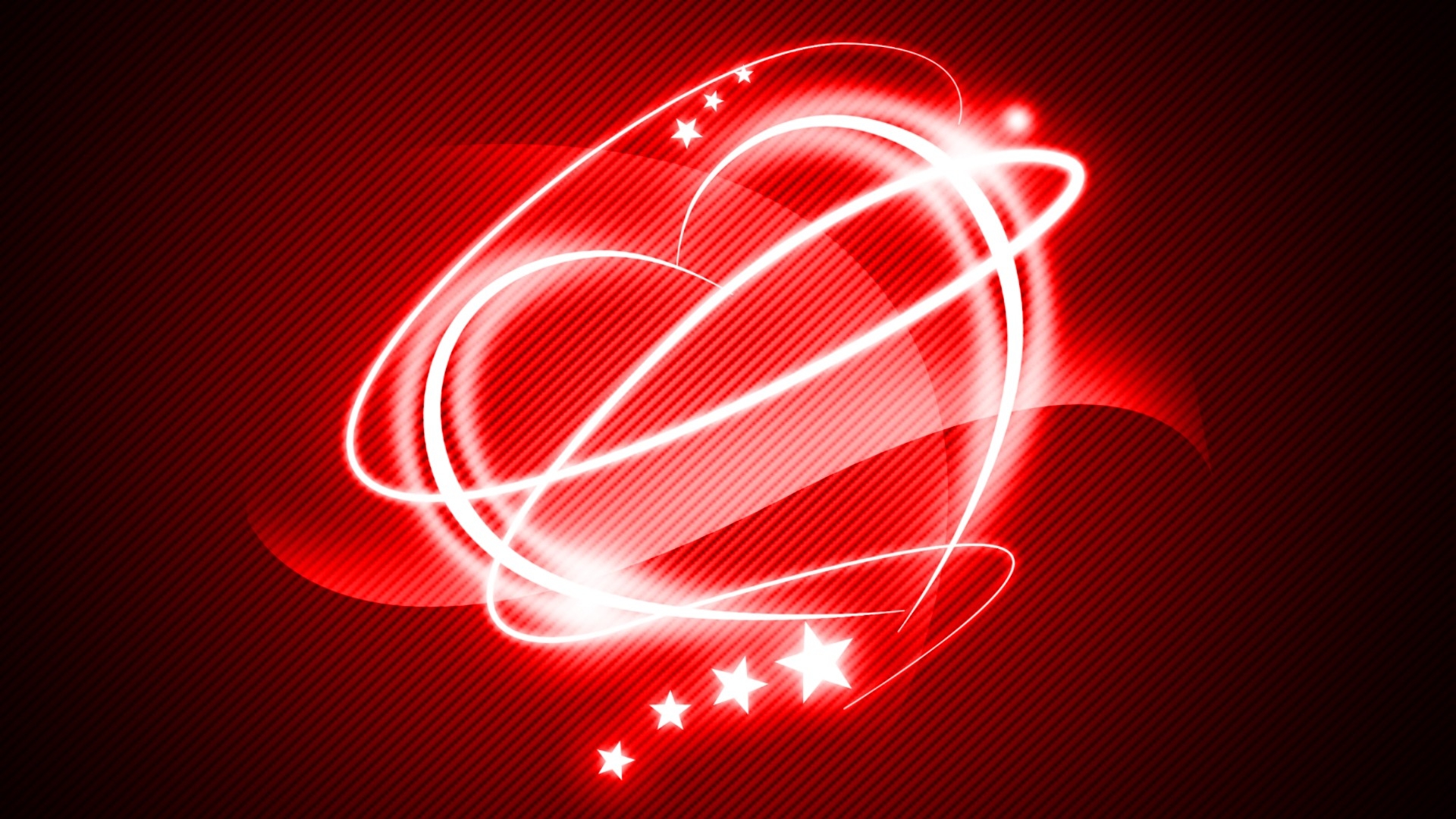 Free photo Shining heart in neon light