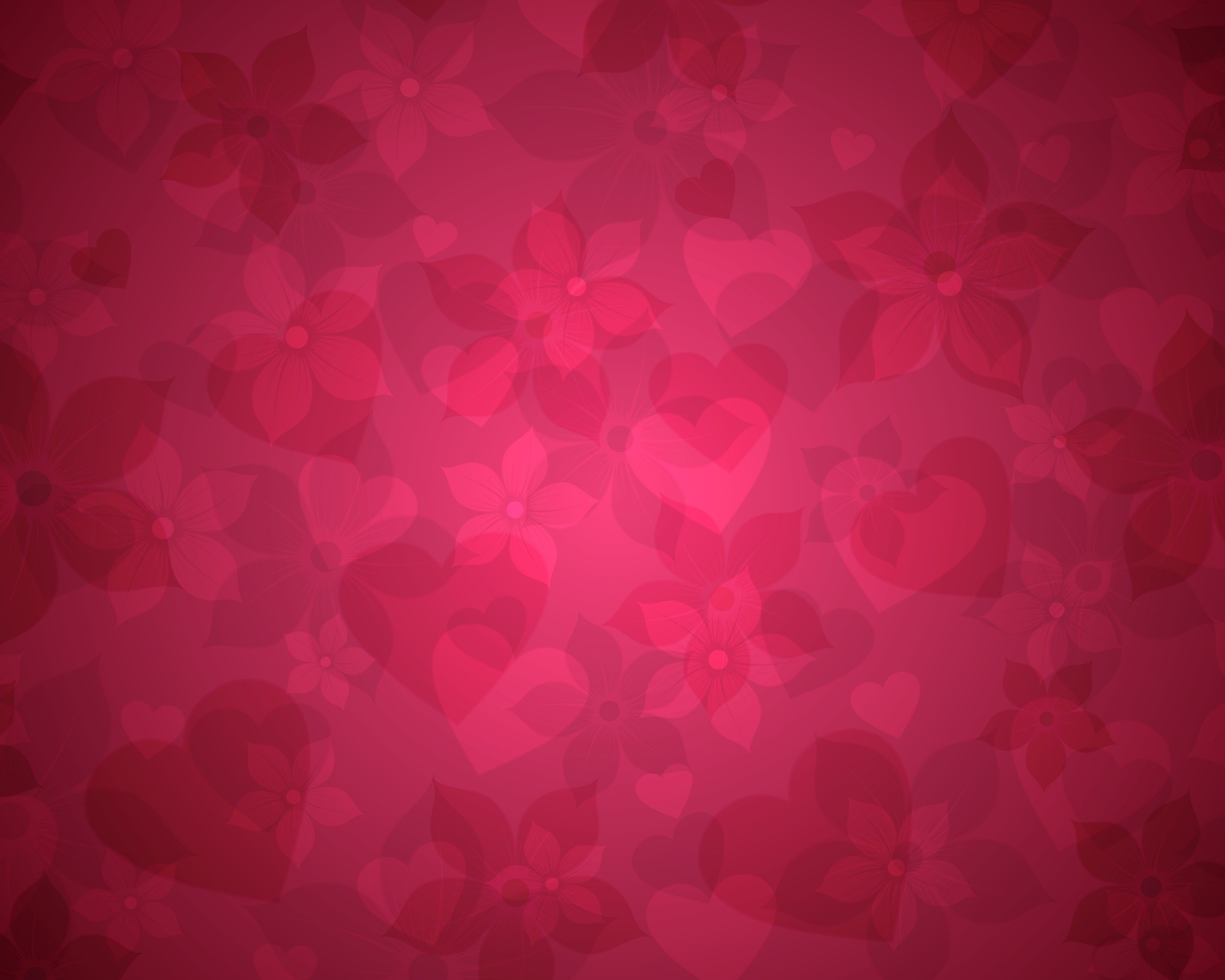 Wallpapers flowers heart red on the desktop