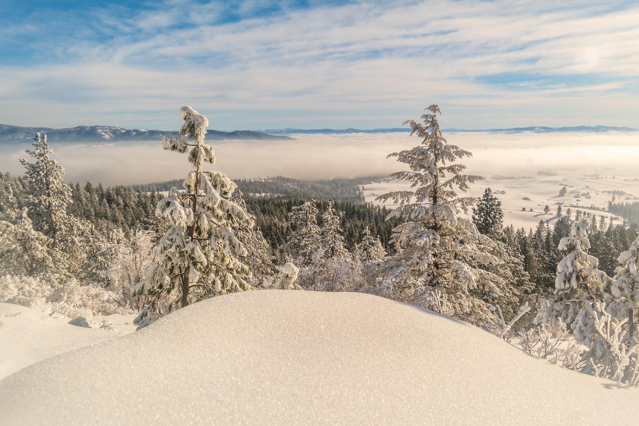 Wallpapers Spokane Valley Washington winter on the desktop