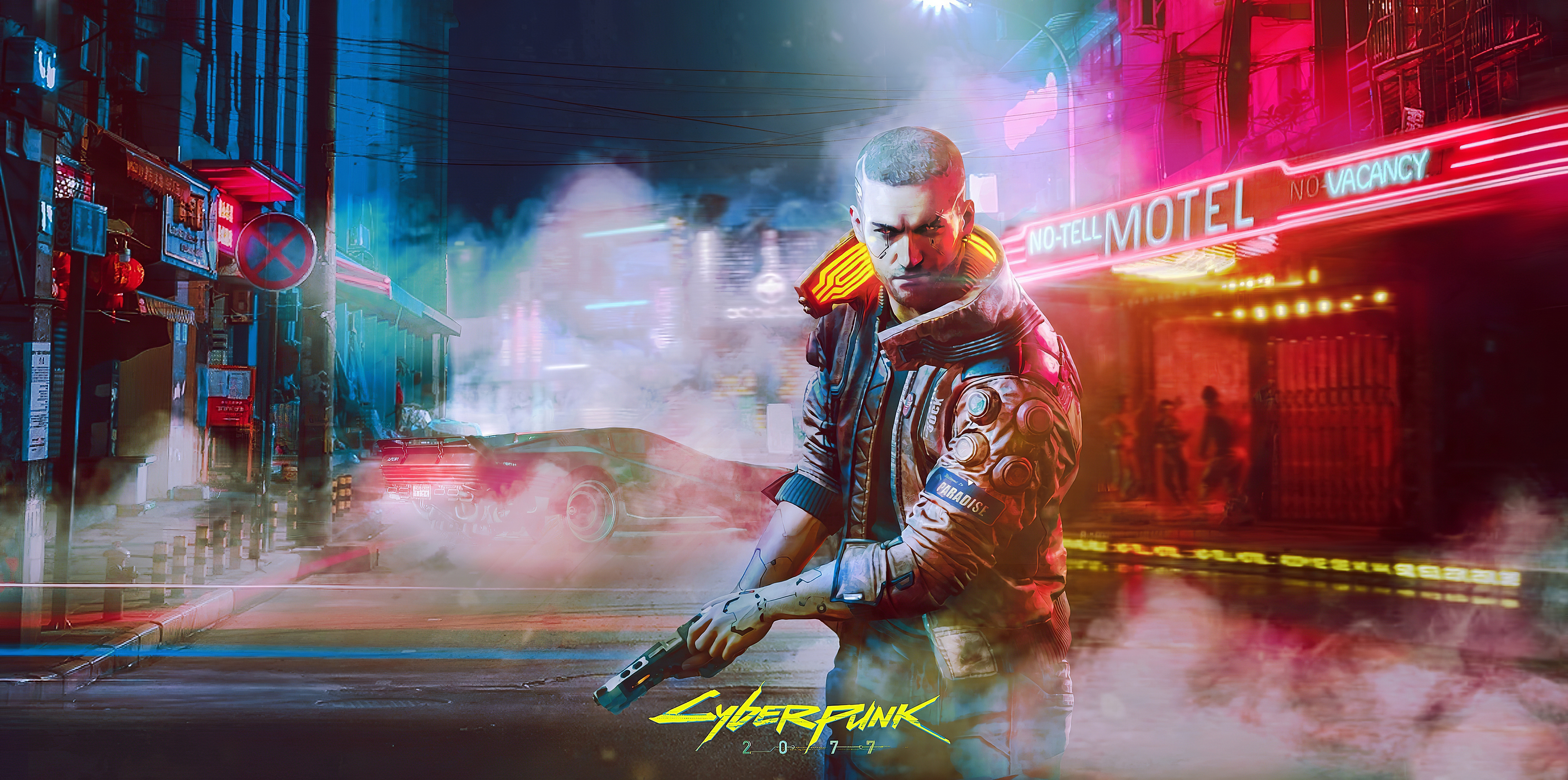 Обои киберпанк 2077 игры компьютерные игры на рабочий стол
