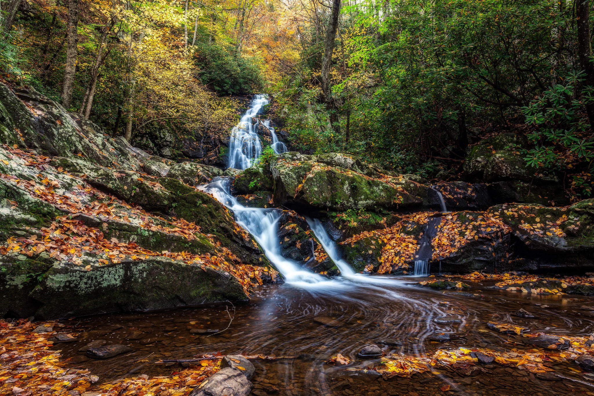 Wallpapers Great Smoky Mountains Park landscape autumn on the desktop