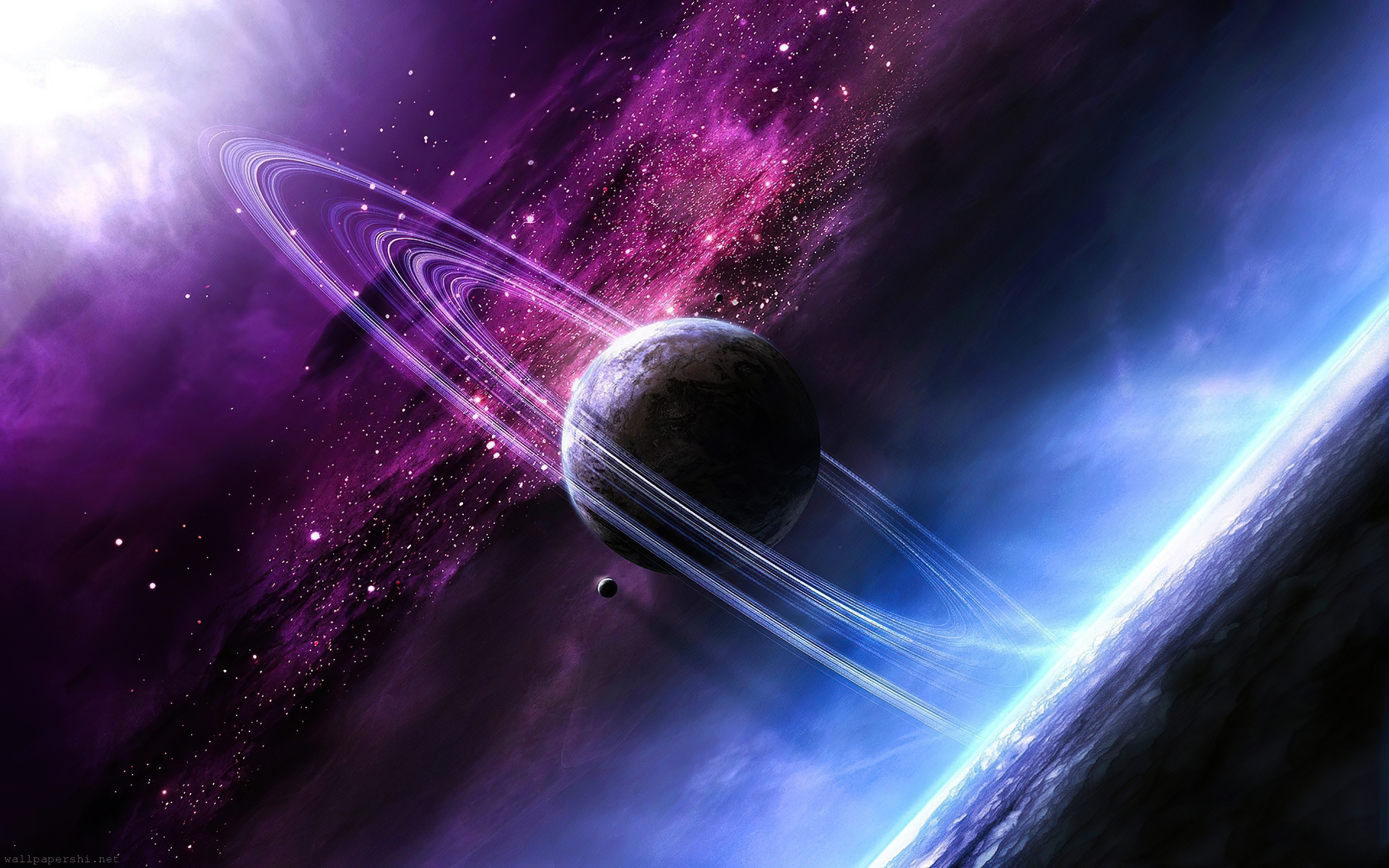 幻想空间中的土星