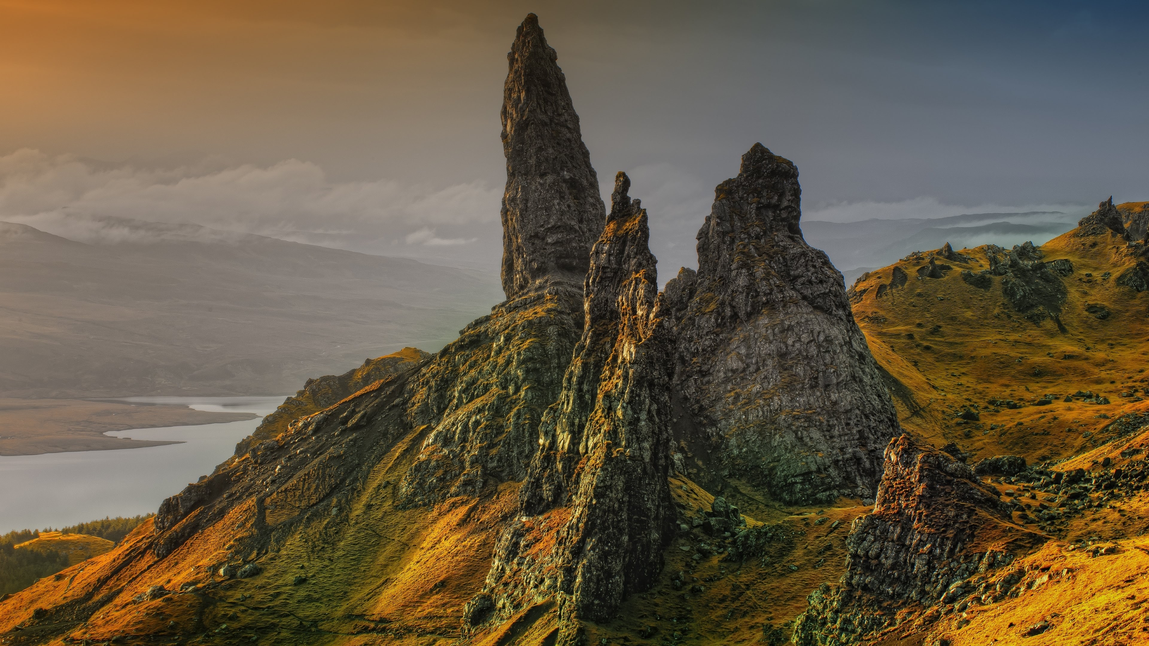 Wallpapers wallpaper scotland landscape hills on the desktop