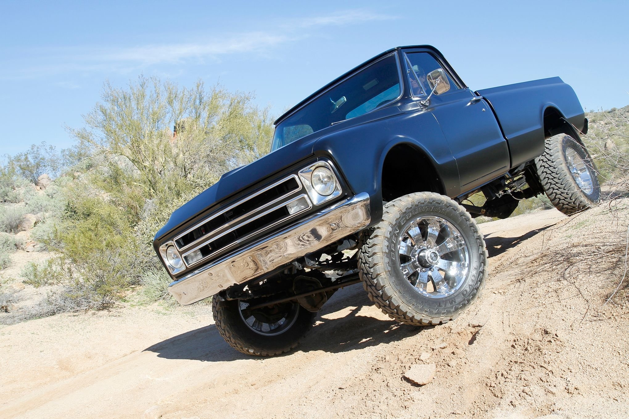 Wallpapers Chevrolet 1967 S20 4x4 black on the desktop