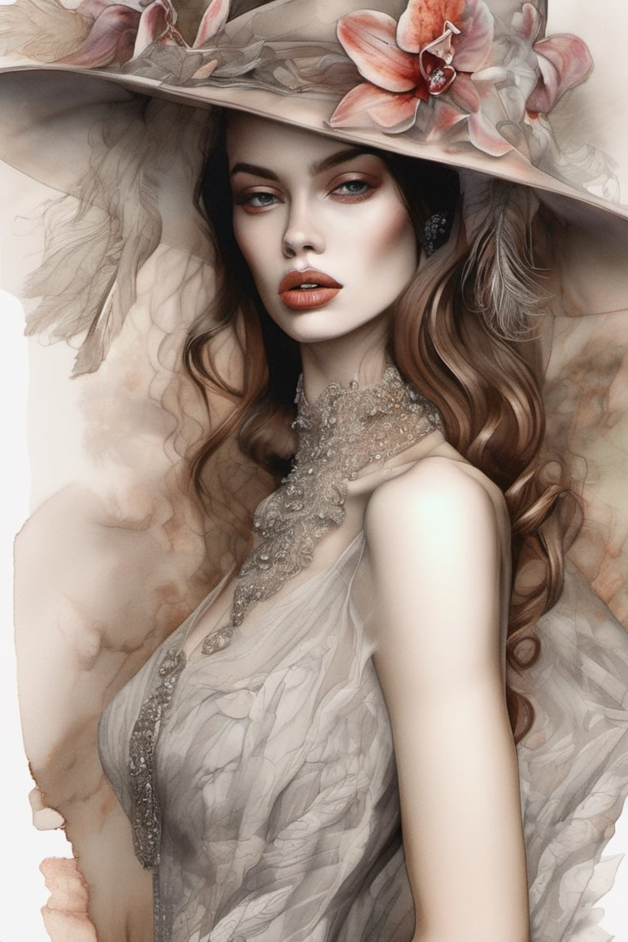 免费照片贵妇人肖像