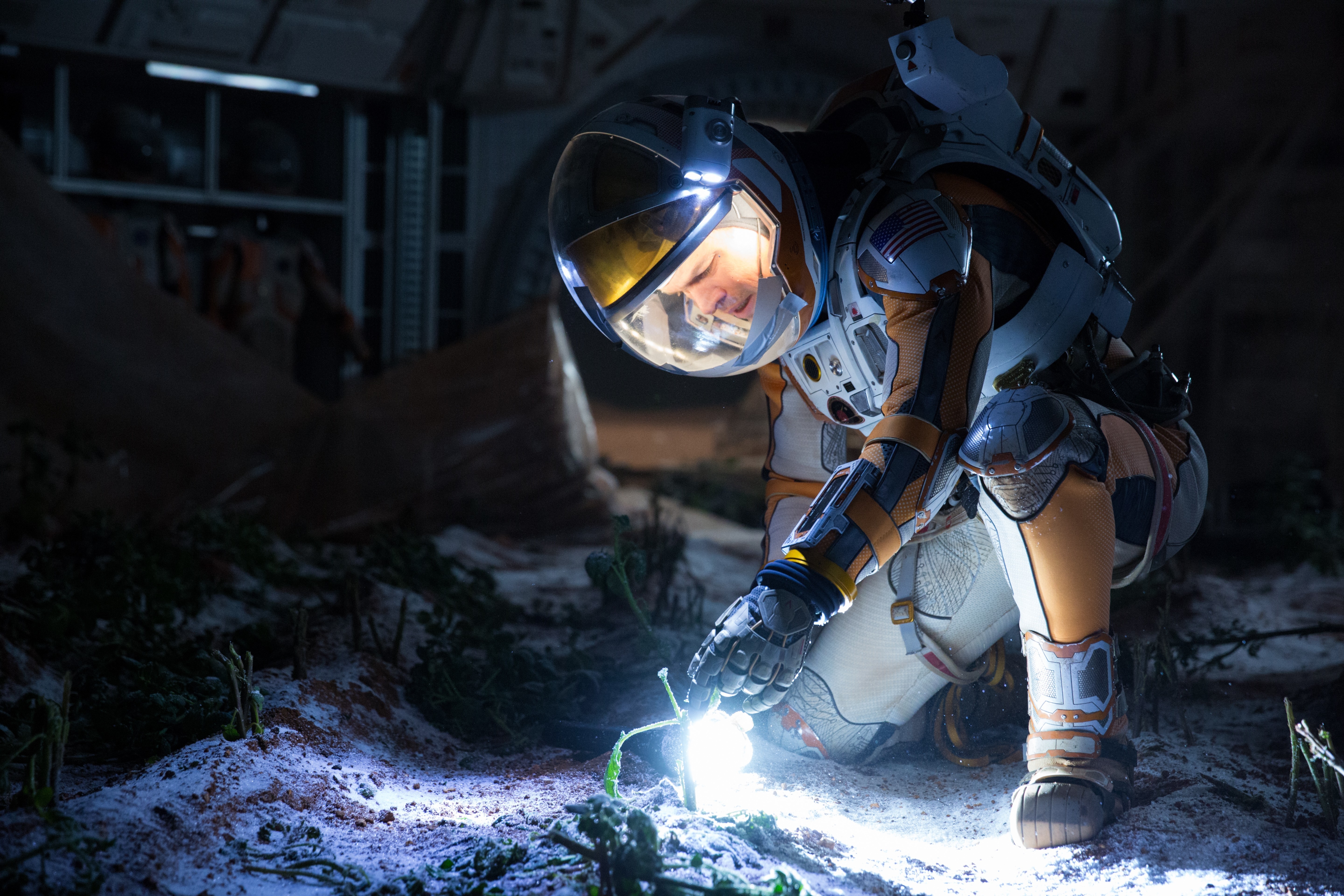 Wallpapers the martian spacesuit helmet on the desktop