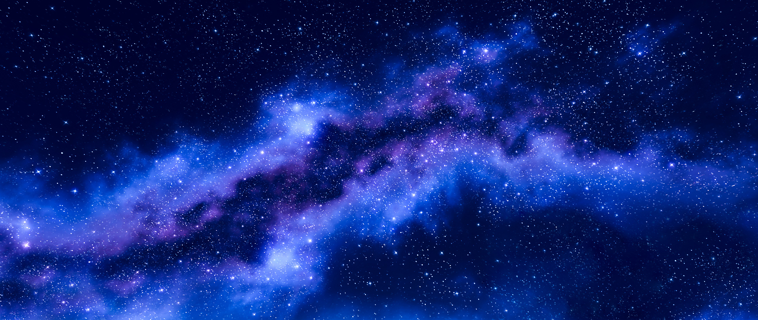 Бесплатное фото Синее звездное созвездие