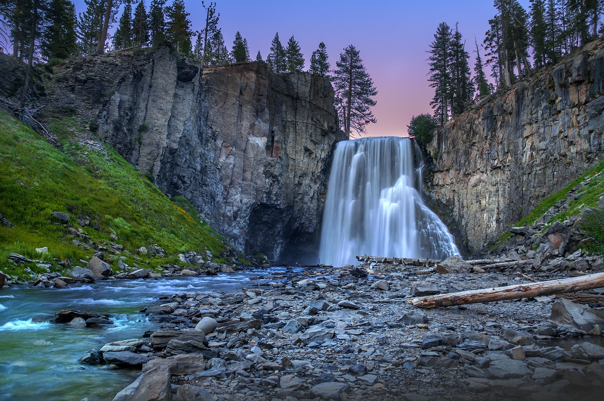 Wallpapers Rainbow Falls river nature on the desktop