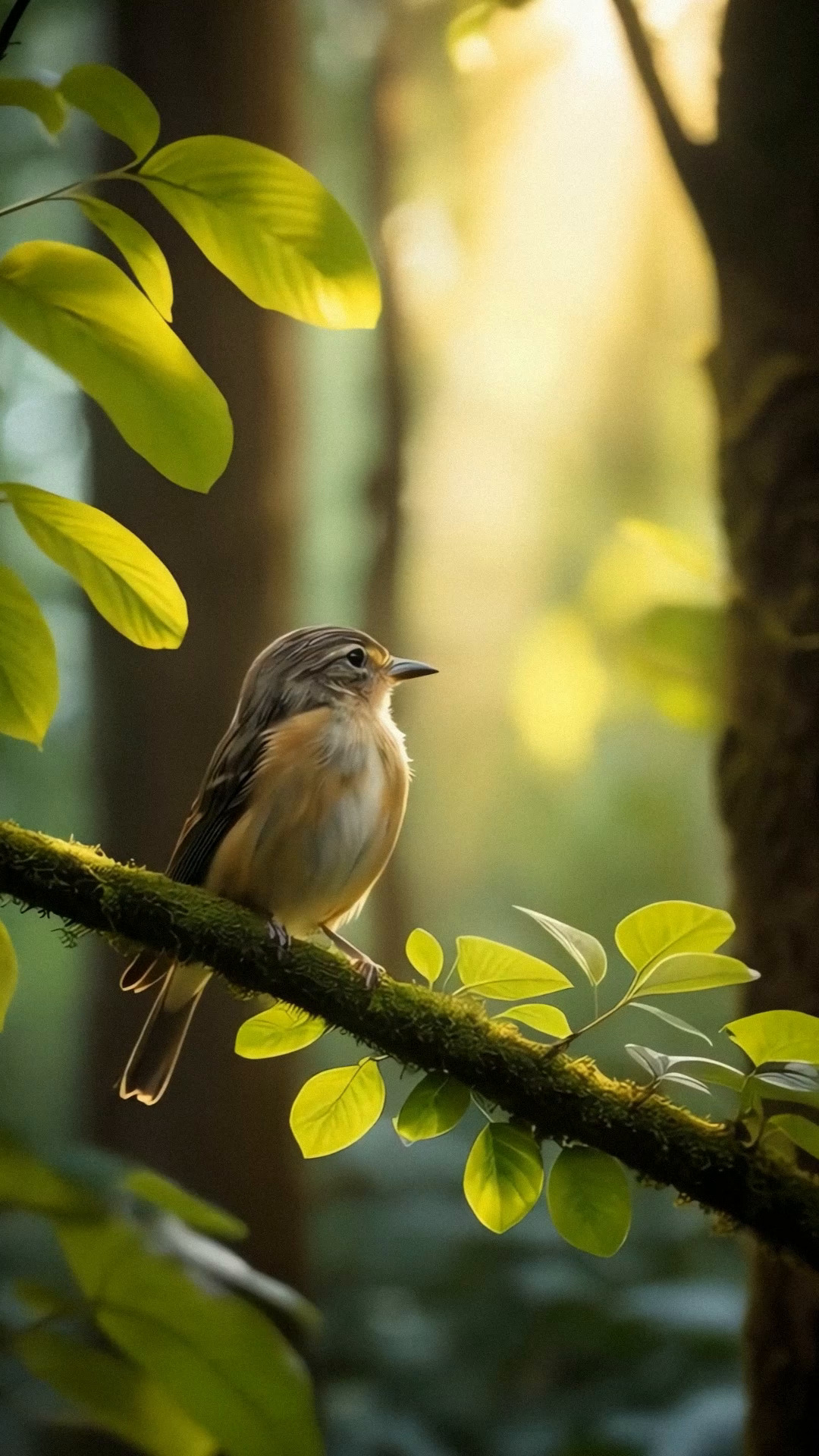 Free video A bird on a branch