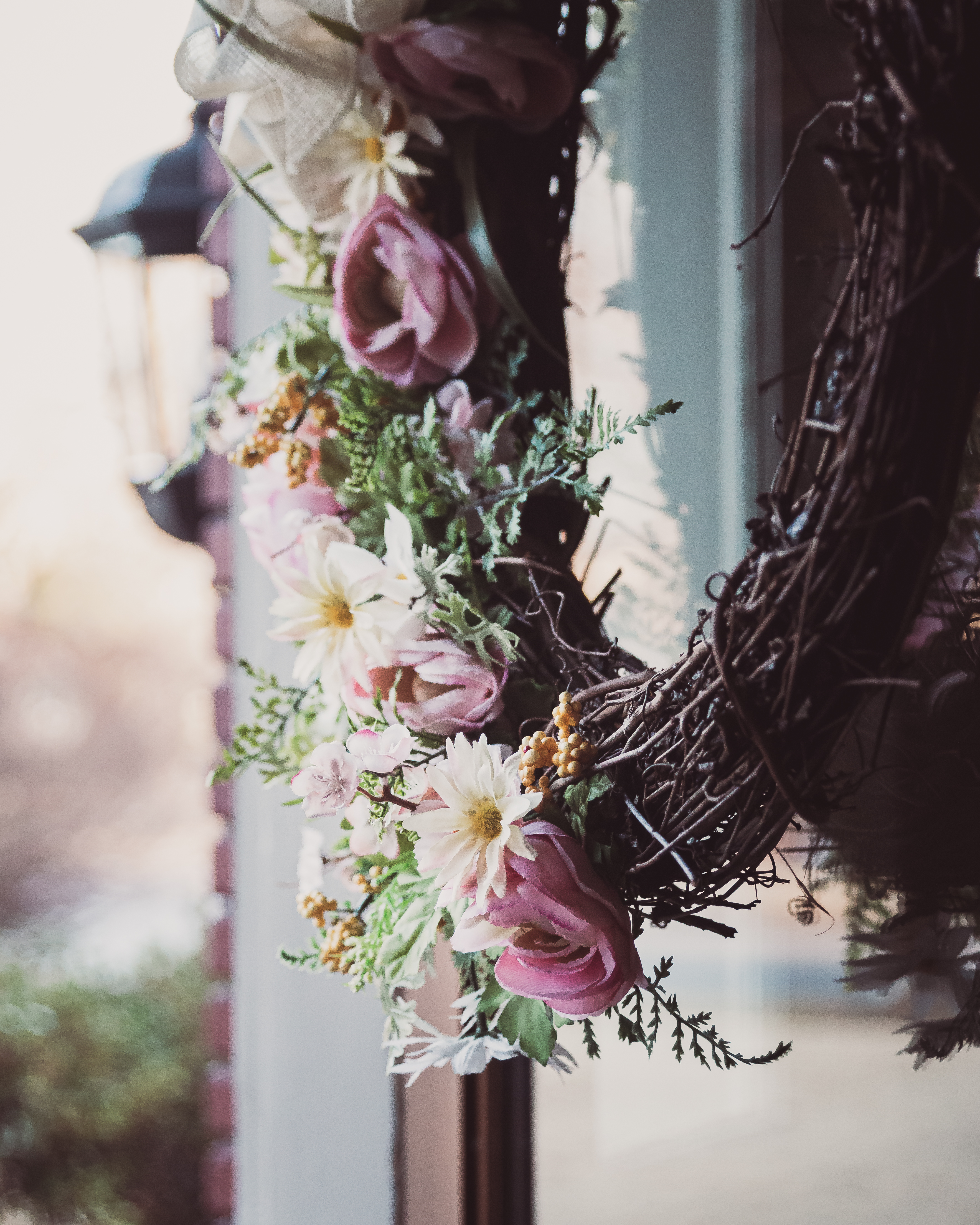 Free photo A wreath of flowers